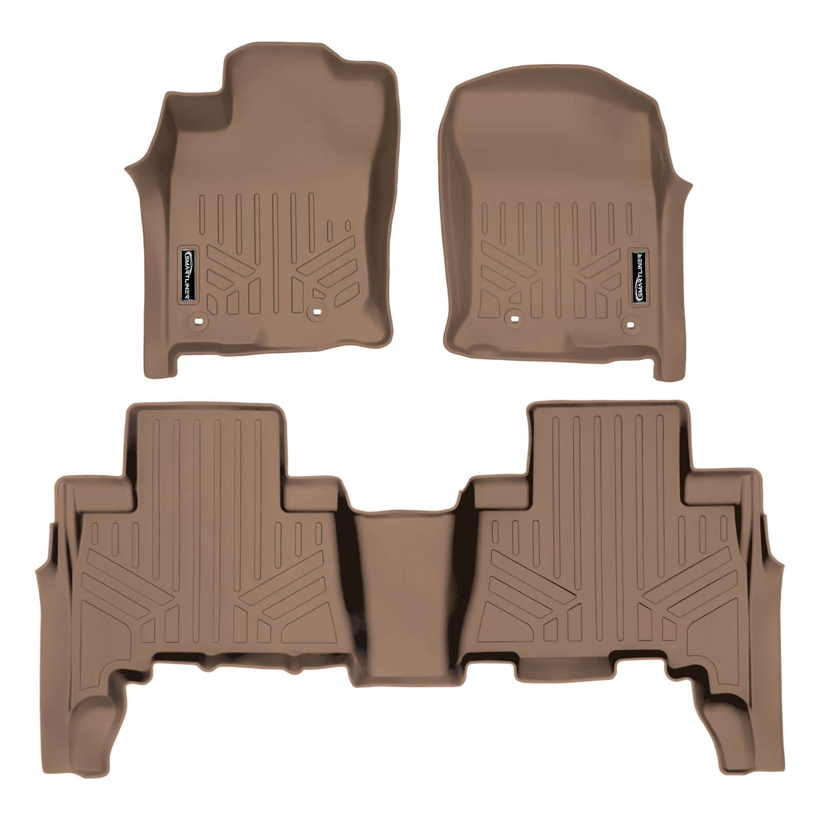 SMARTLINER Custom Fit Floor Liners For 2013-2024 Toyota 4Runner (7 Passenger with 3rd Row Seats)
