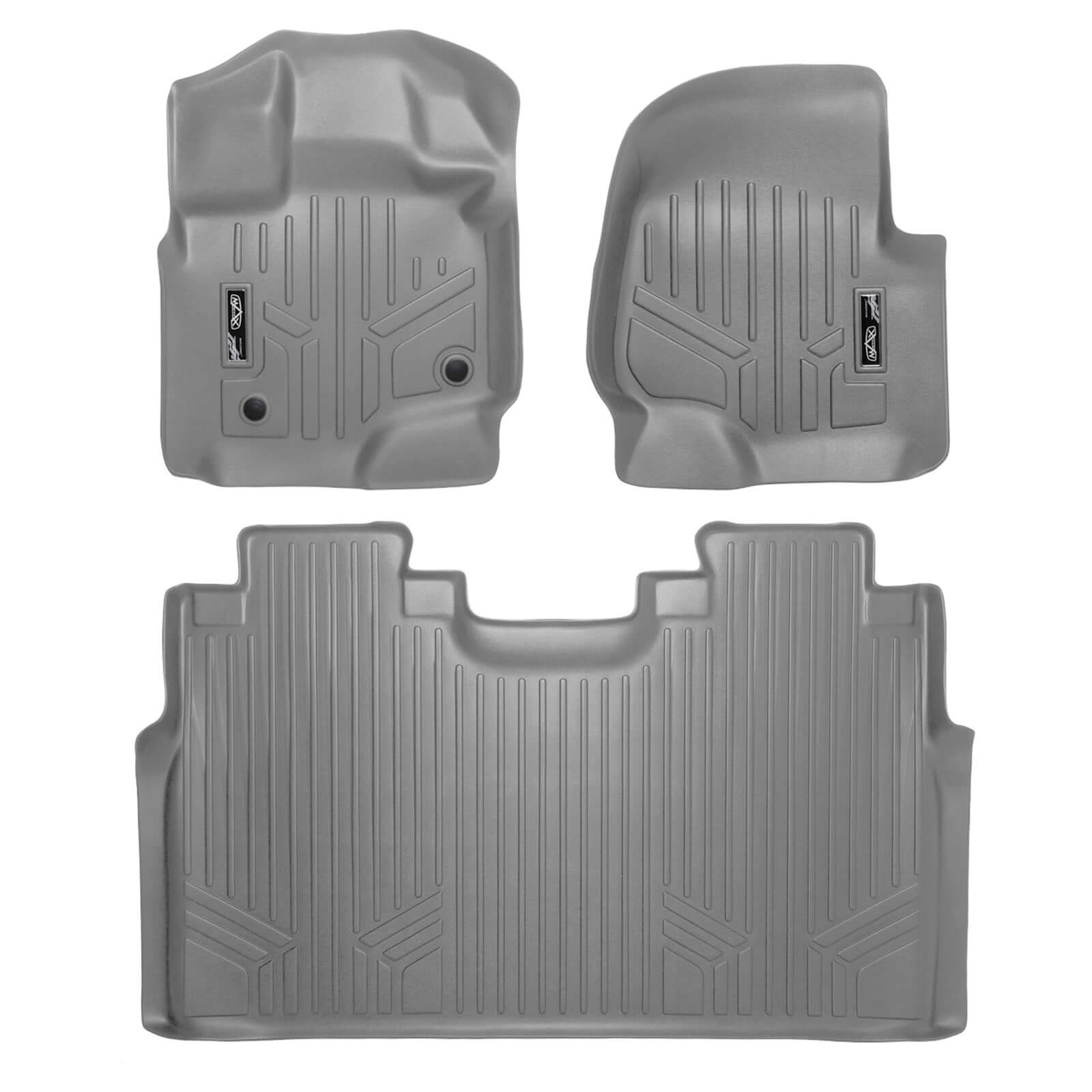 SMARTLINER Floor Liners for 2022-2025 Ford F-150 Lightning Only fits with 2nd Row Bucket seats without under seat fold-flat storage