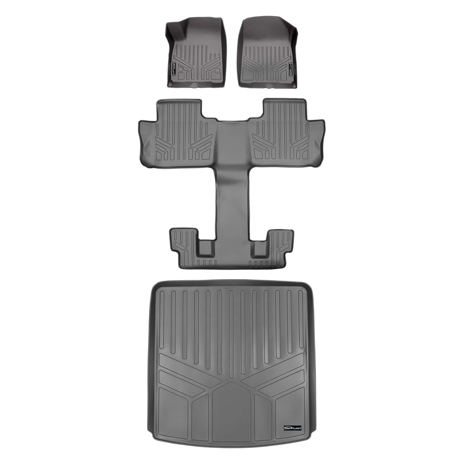 SMARTLINER Floor Liners for 2017-2023 GMC Acadia (6Passenger)
