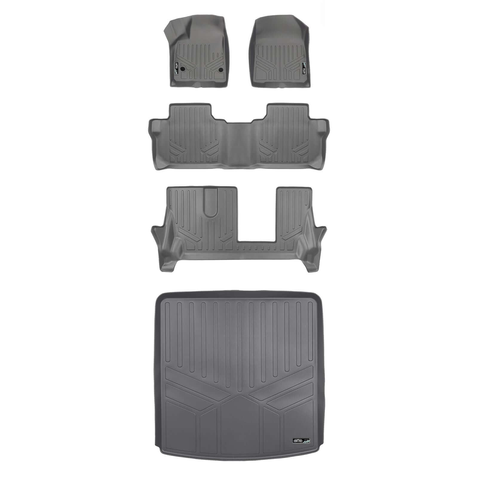 SMARTLINER Floor Liners for 2017-2023 GMC Acadia (7 Passenger)