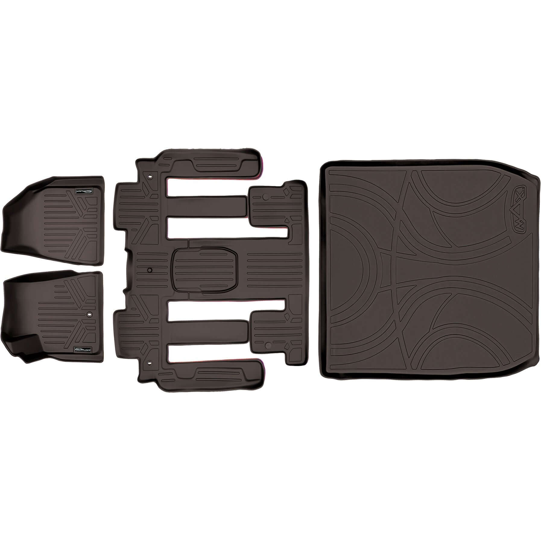 SMARTLINER Custom Fit Floor Liners For Traverse/Enclave with 2nd Row Bucket Seats