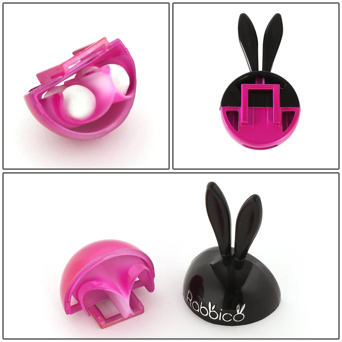 Rabbico Air Shine 2 White Musk Air Freshener - Rabbit Ear Vent Clip