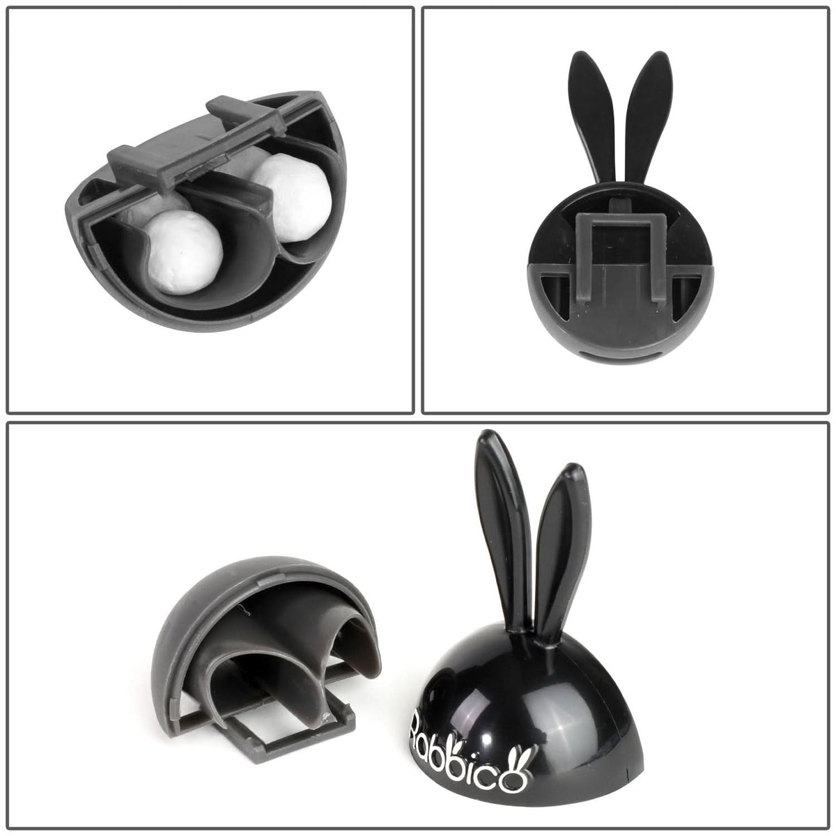 Rabbico White Musk Gel Air Freshener 90g Rabbit Ear Can