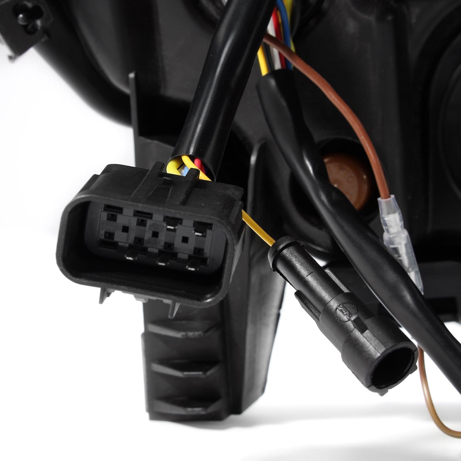 AlphaRex 14-18 GMC Sierra LUXX-Series LED Projector Headlights Black