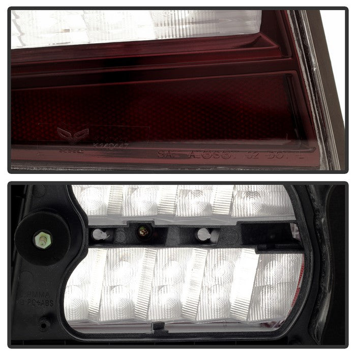 SPYDER Xtune Acura Tl 04-08 OEM Style Tail Lights Red Smoked ALT-JH-ATL07-OE-RSM 9033438