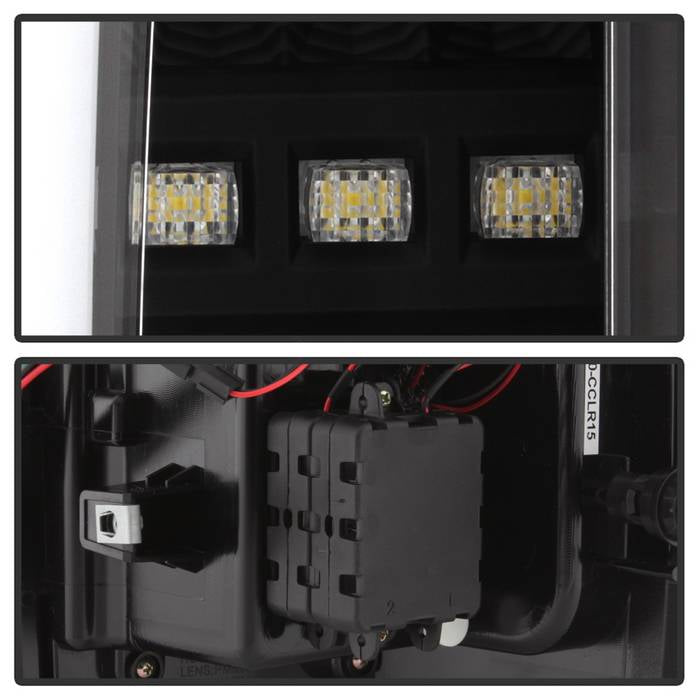 Spyder Chevy Colorado 2015-2017 Light Bar LED Tail Lights - Black ALT-YD-CCO15-LED-BK 5084576
