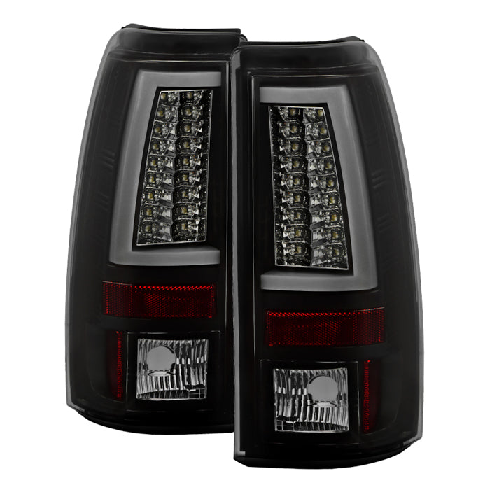 Spyder 03-06 Chevy Silverado (Does Not Fit Stepside) Version 2 LED Tail Lights - Black Smoke 5083272