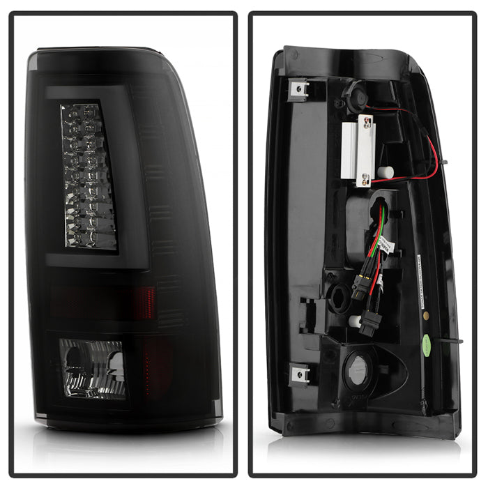 Spyder 03-06 Chevy Silverado (Does Not Fit Stepside) Version 2 LED Tail Lights - Black Smoke 5083272