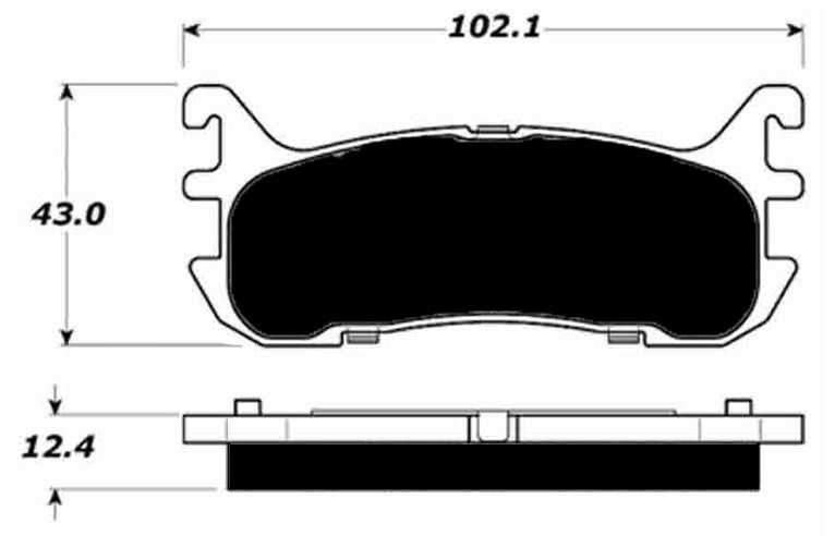 Porterfield Brake Pads for 2002 MAZDA MIATA Normal Suspension