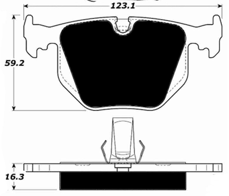Porterfield Brake Pads for 2007 BMW X3