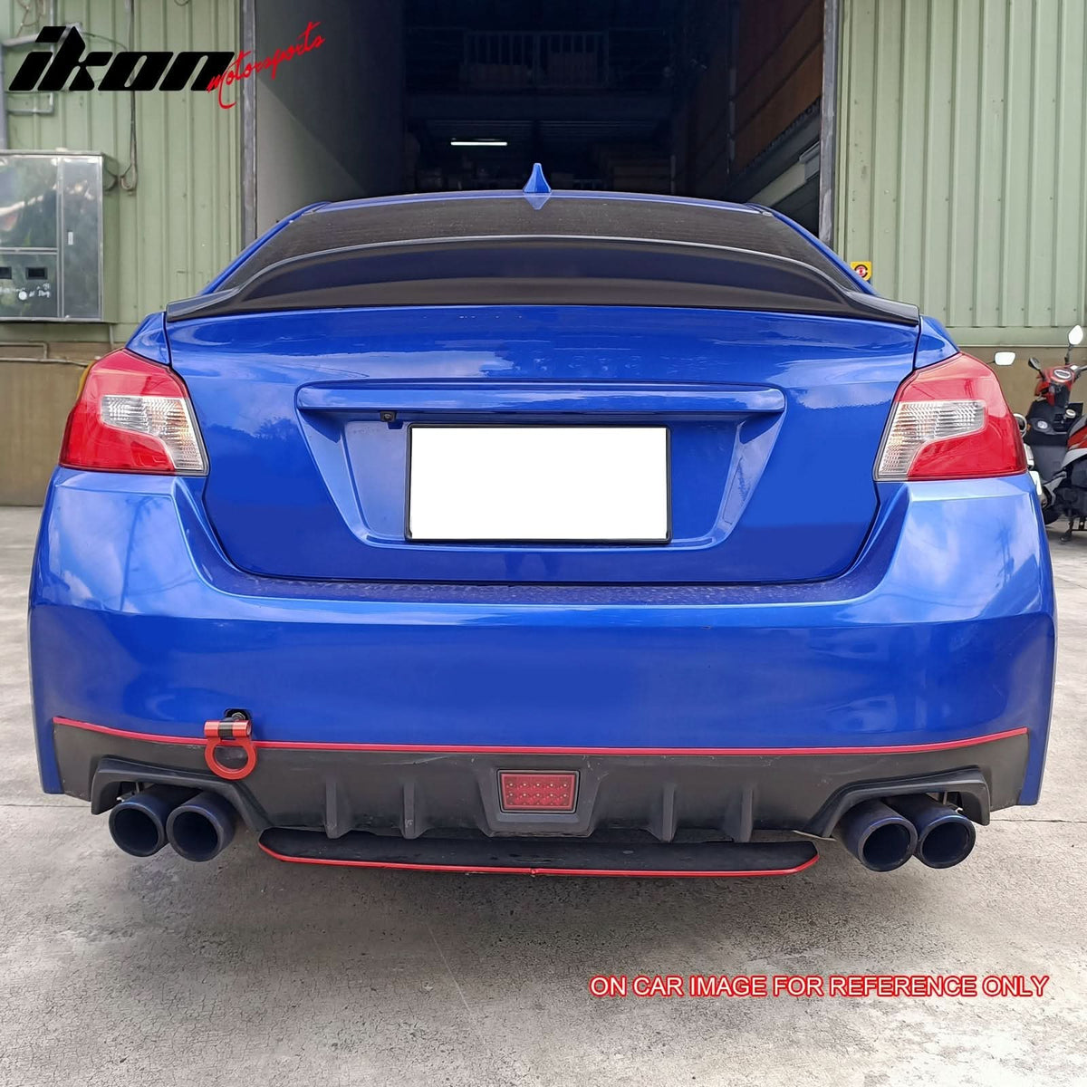 2015-2021 Subaru WRX PSM Painted #M7Y Pure Red Trunk Spoiler ABS