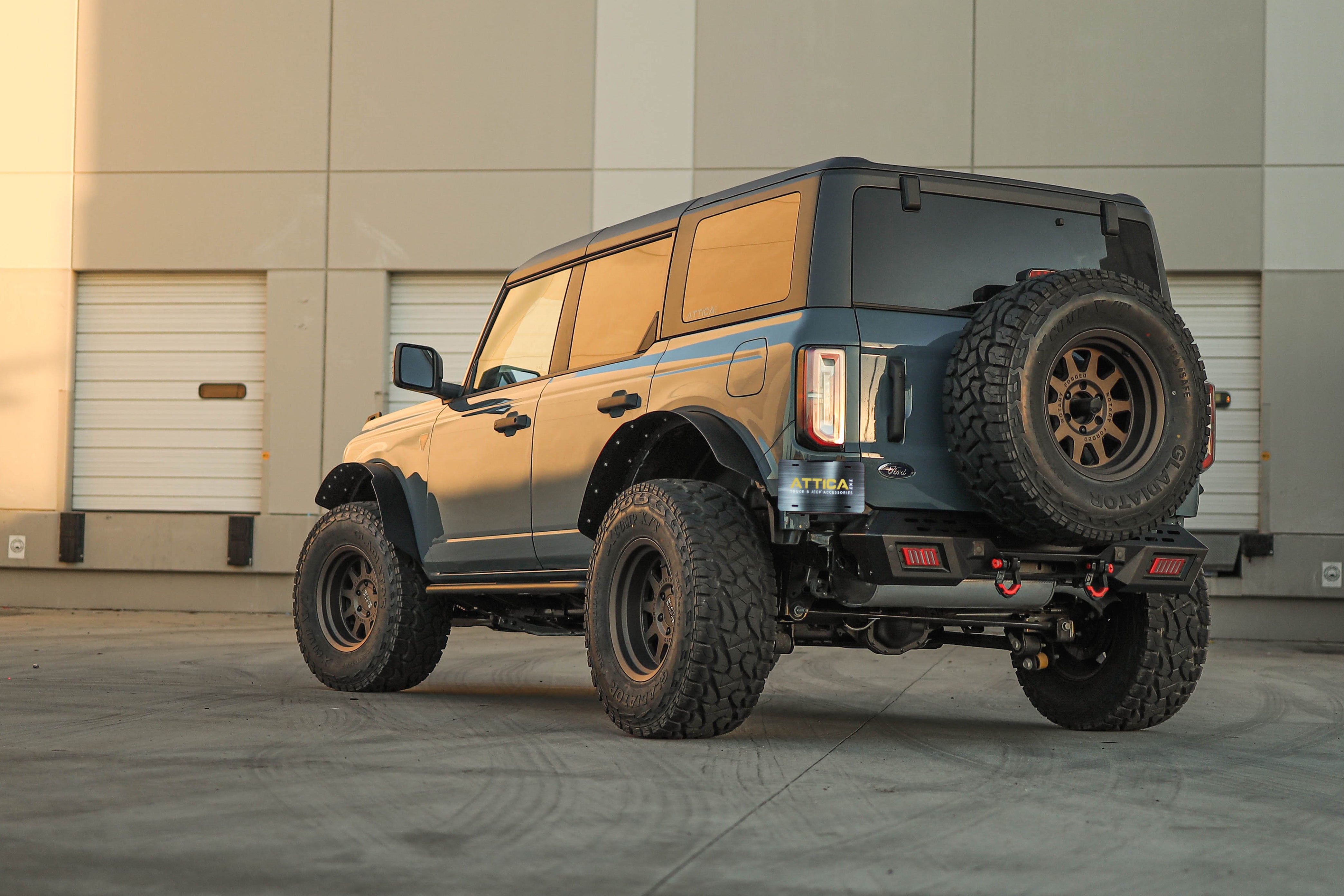 Attica 4x4 2021-2024 Ford Bronco Terra Series Rear Bumper