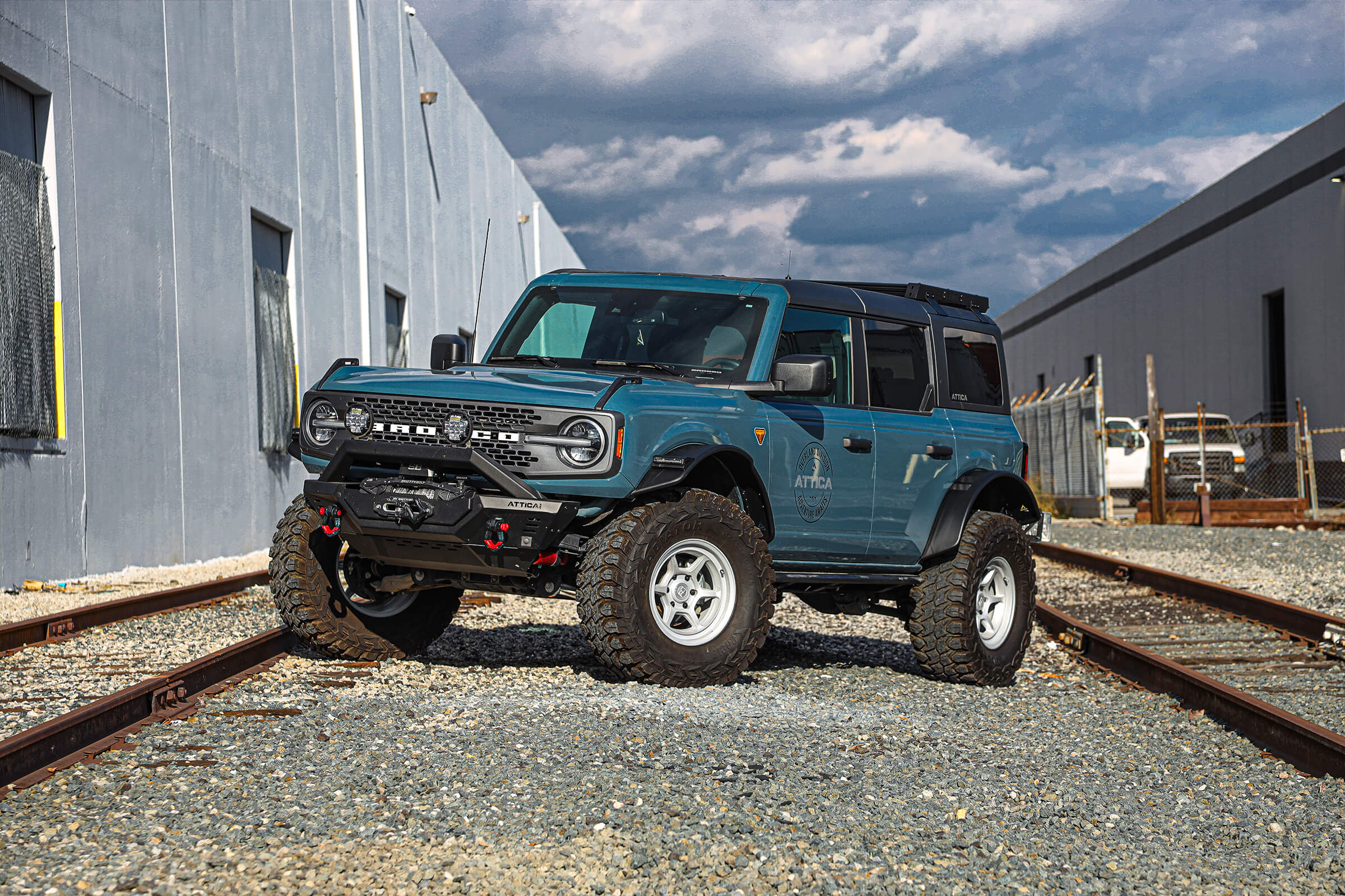 Attica 4x4 2021-2024 Ford Bronco Terra Series Compact Roof Rack