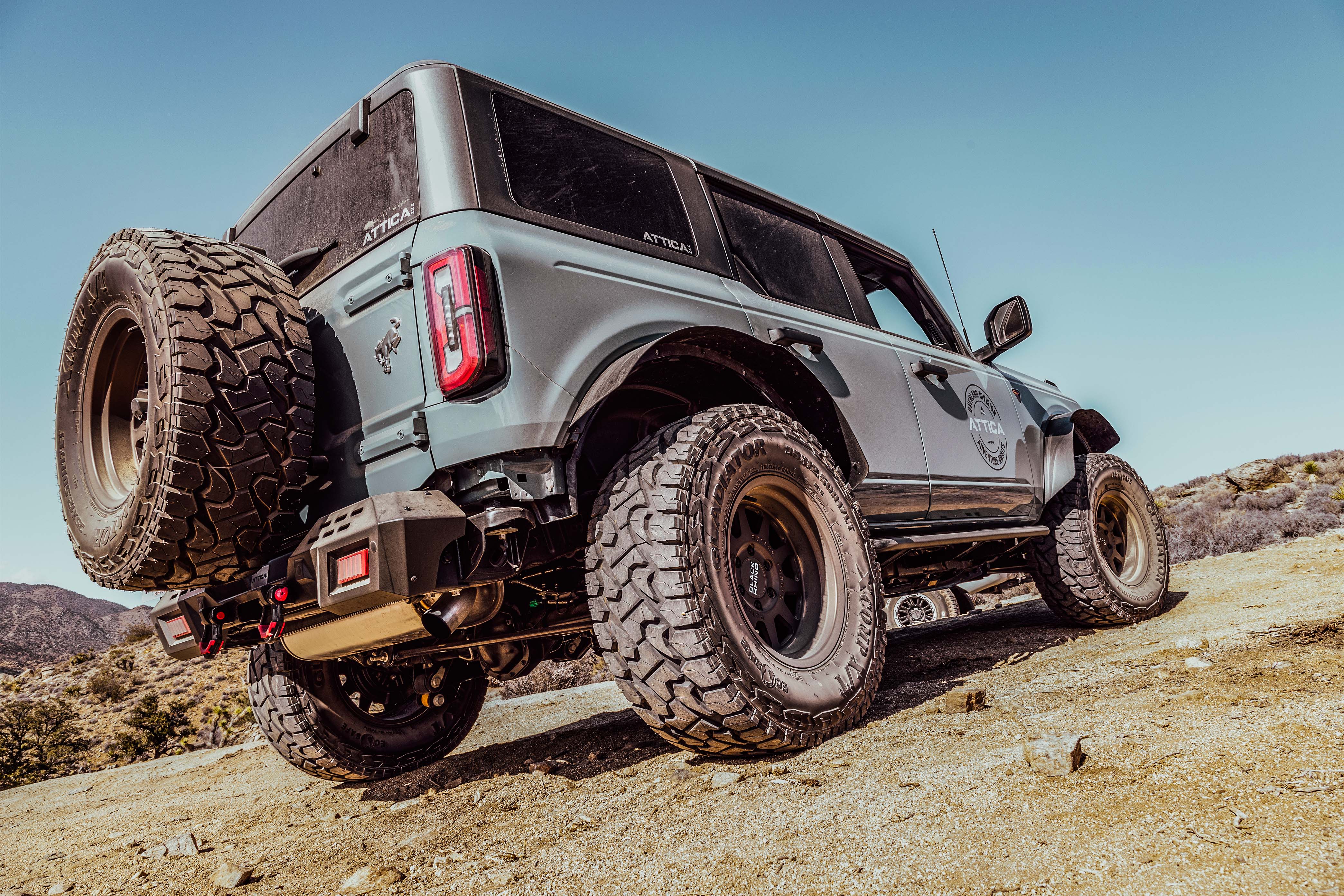 Attica 4x4 2021-2024 Ford Bronco Terra Series Rear Fender Flares