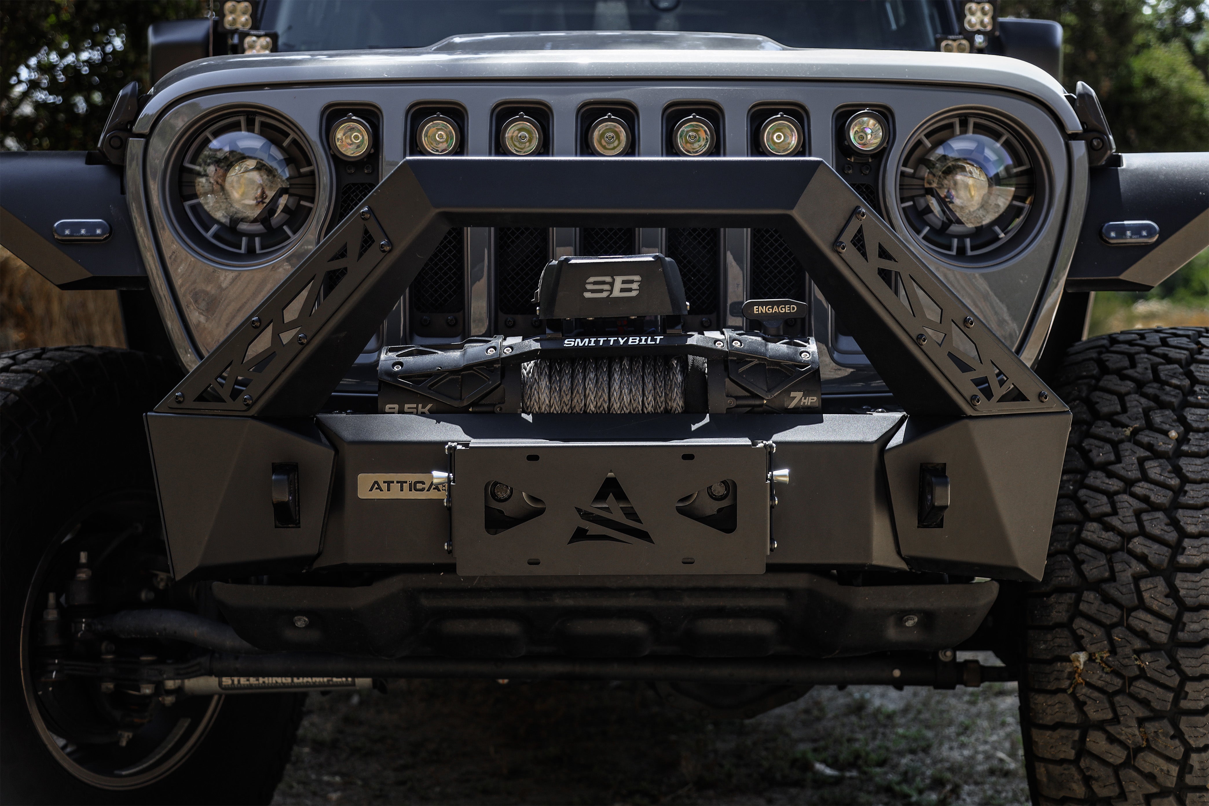 Attica 4x4 2019-2024 Jeep Gladiator JT Terra Series Front Bumper
