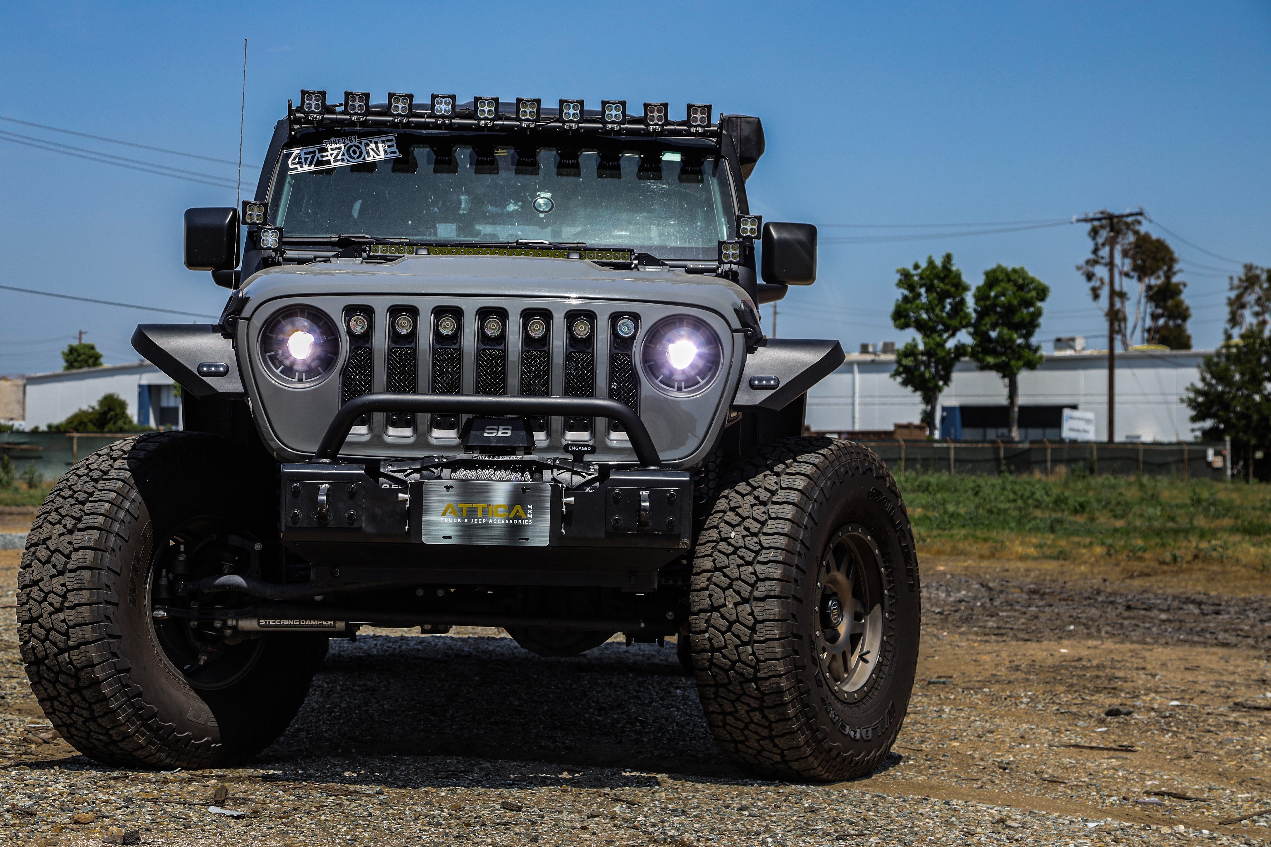 Attica 4x4 2019-2023 Jeep Gladiator JT Apex Series Front Bumper