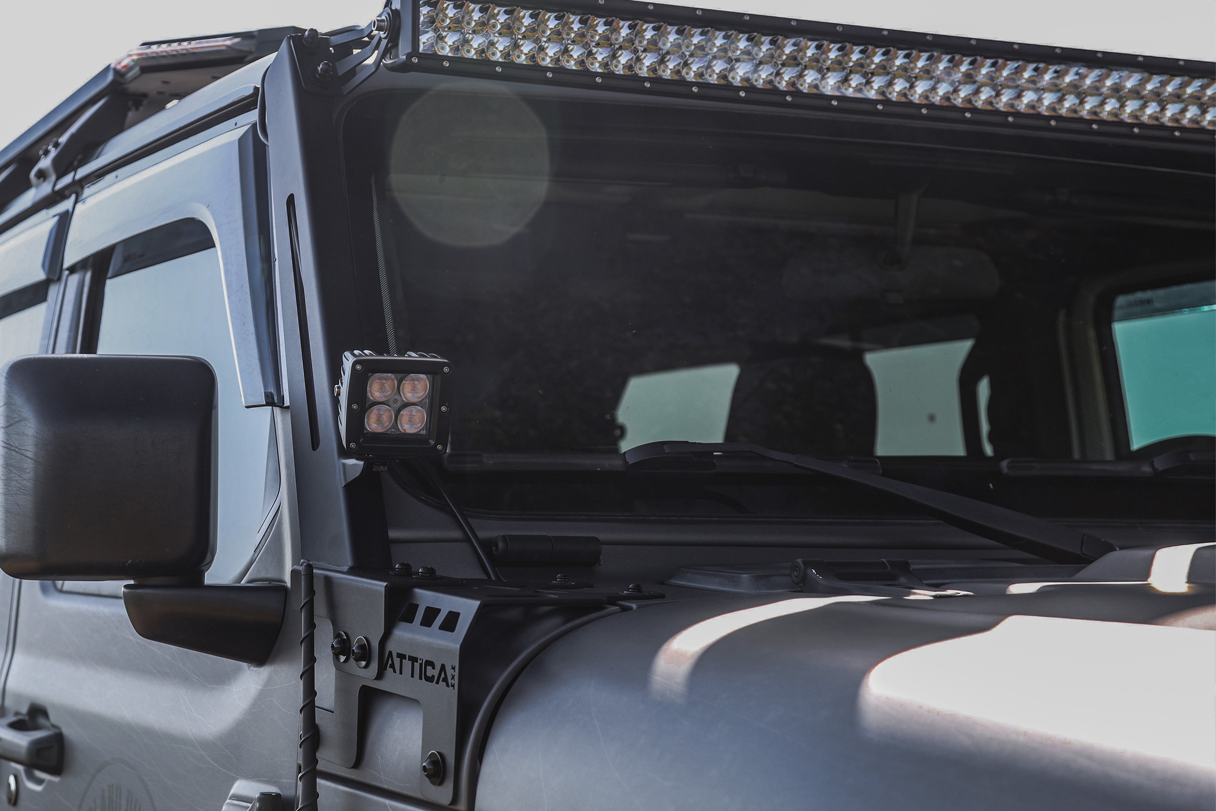 Attica 4x4 2019-2024 Jeep Gladiator JT Frontier Series Light Mount Brackets