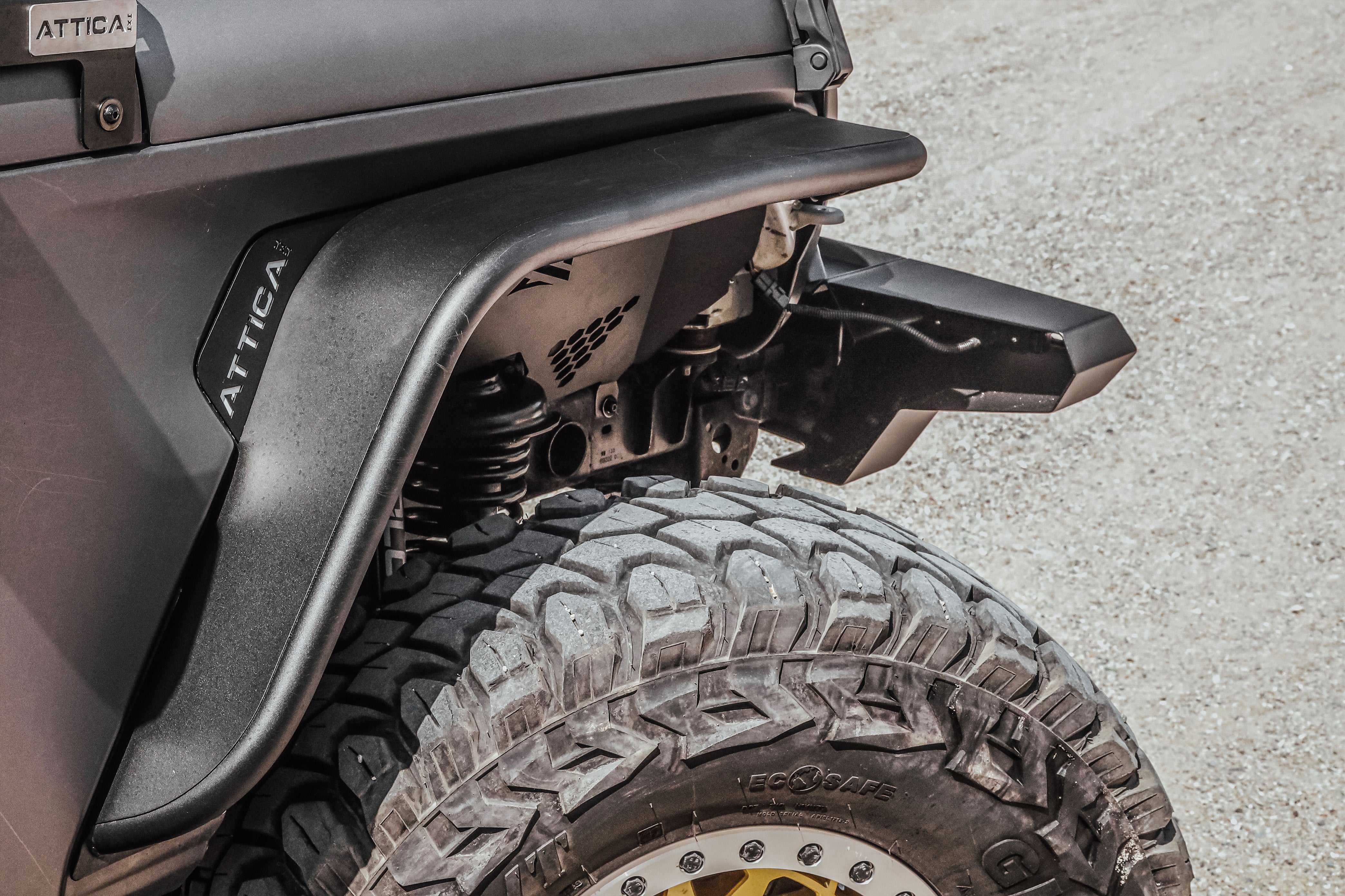 Attica 4x4 2018-2024 Jeep Wrangler JL Terra Series Front Fender Flares