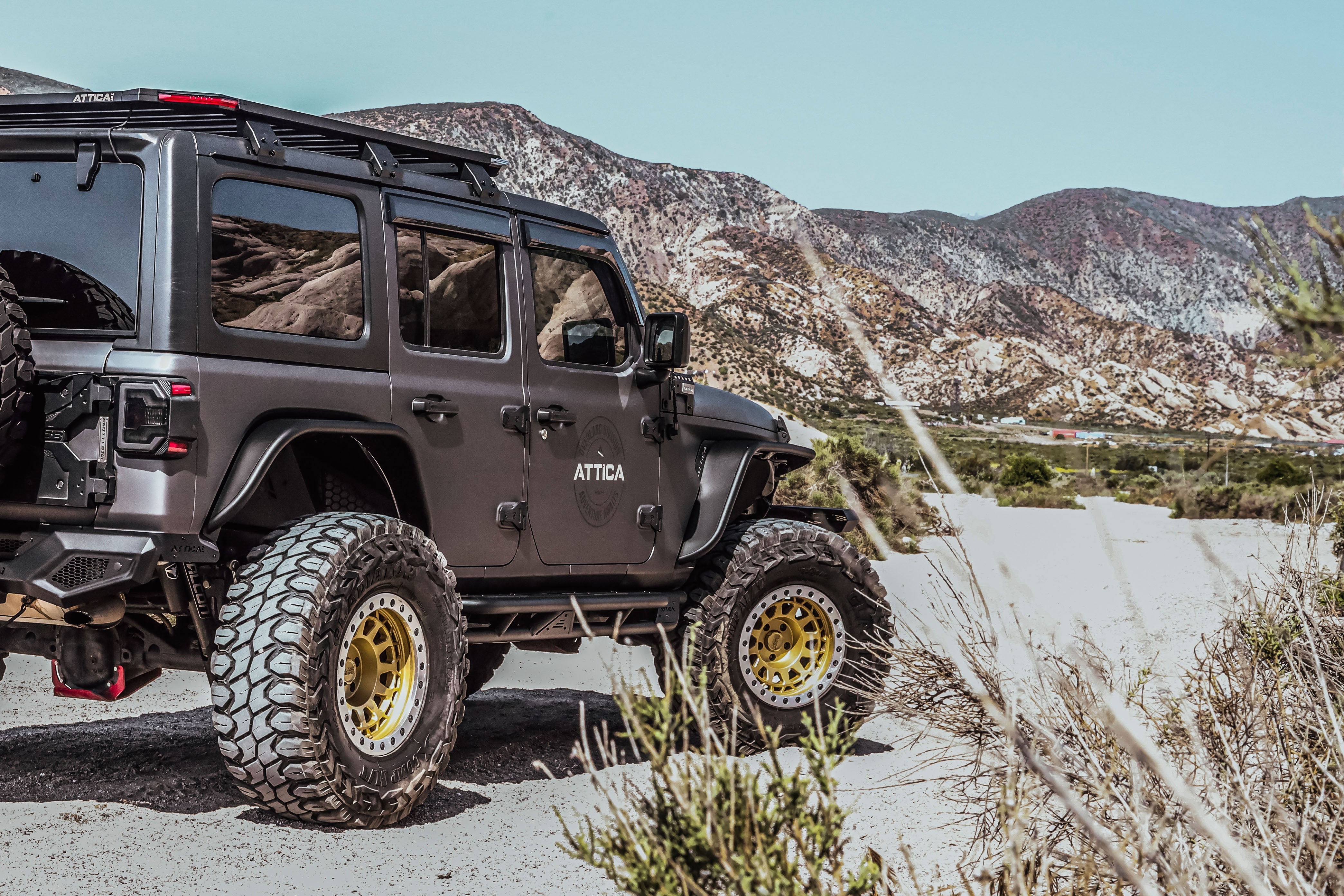 Attica 4x4 2018-2024 Jeep Wrangler JL Terra Series Rear Fender Flares