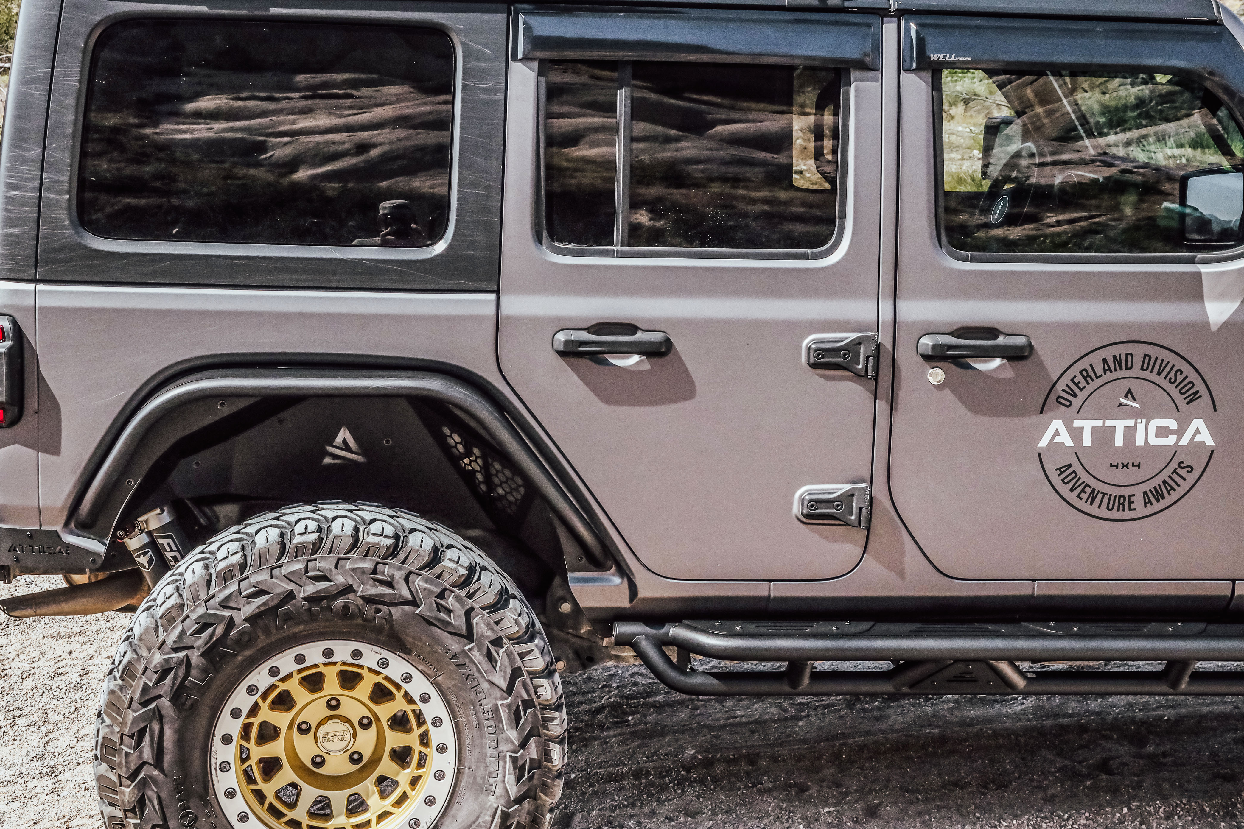 Attica 4x4 2018-2024 Jeep Wrangler JL Terra Series Rear Fender Flares