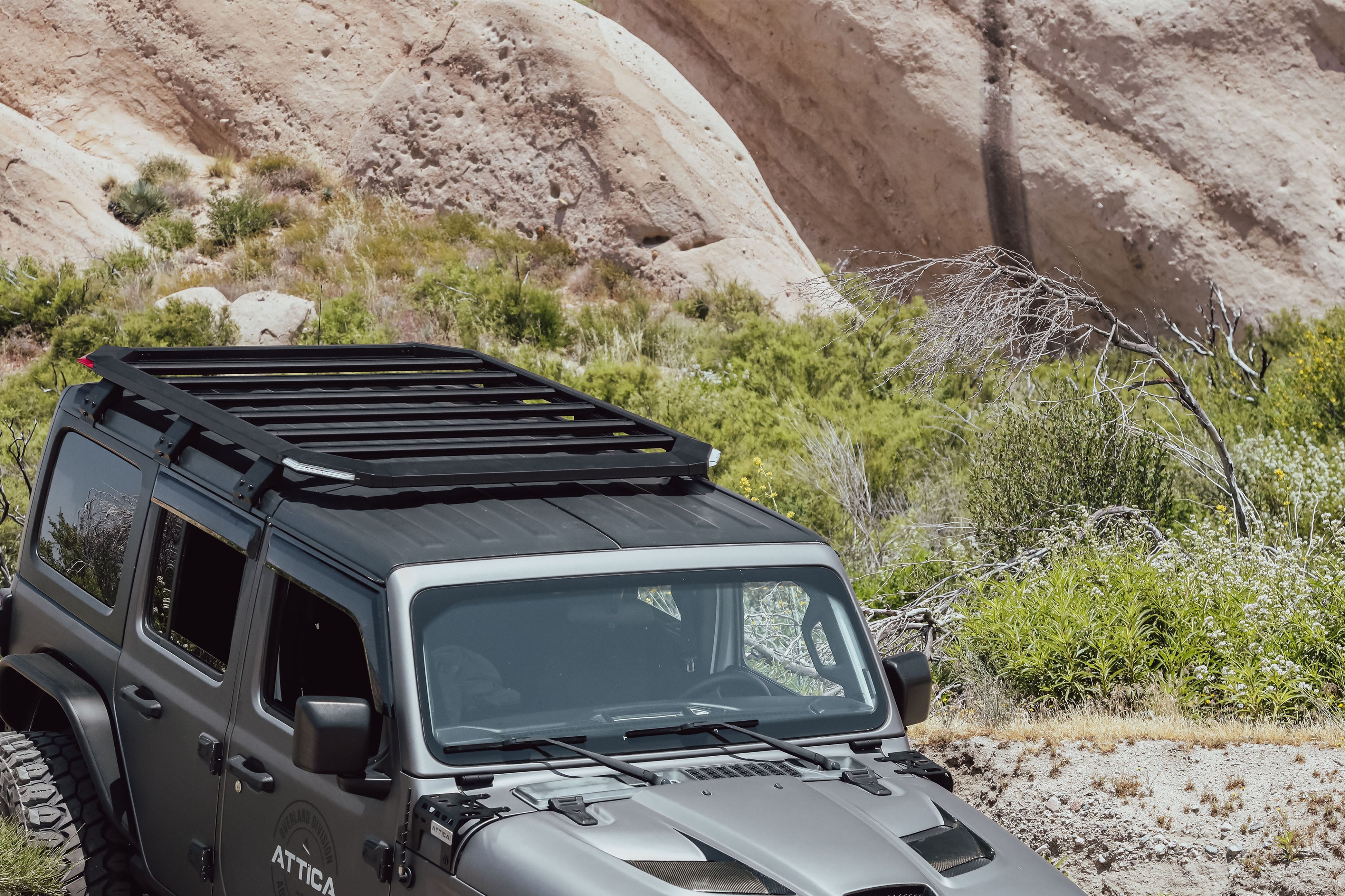 Attica 4x4 2018-2024 Jeep Wrangler JL Frontier Series Roof Rack