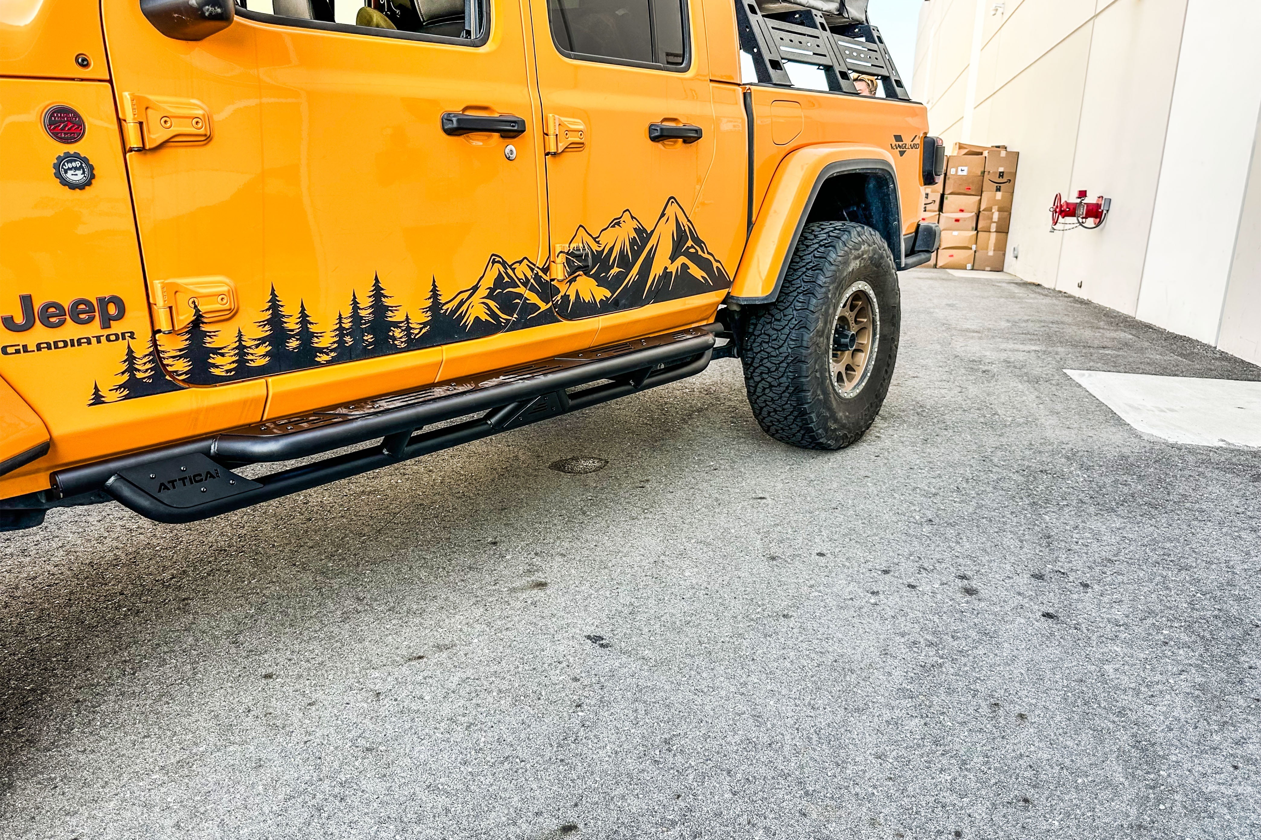 Attica 4x4 2019-2024 Jeep Gladiator JT Terra Series Side Steps