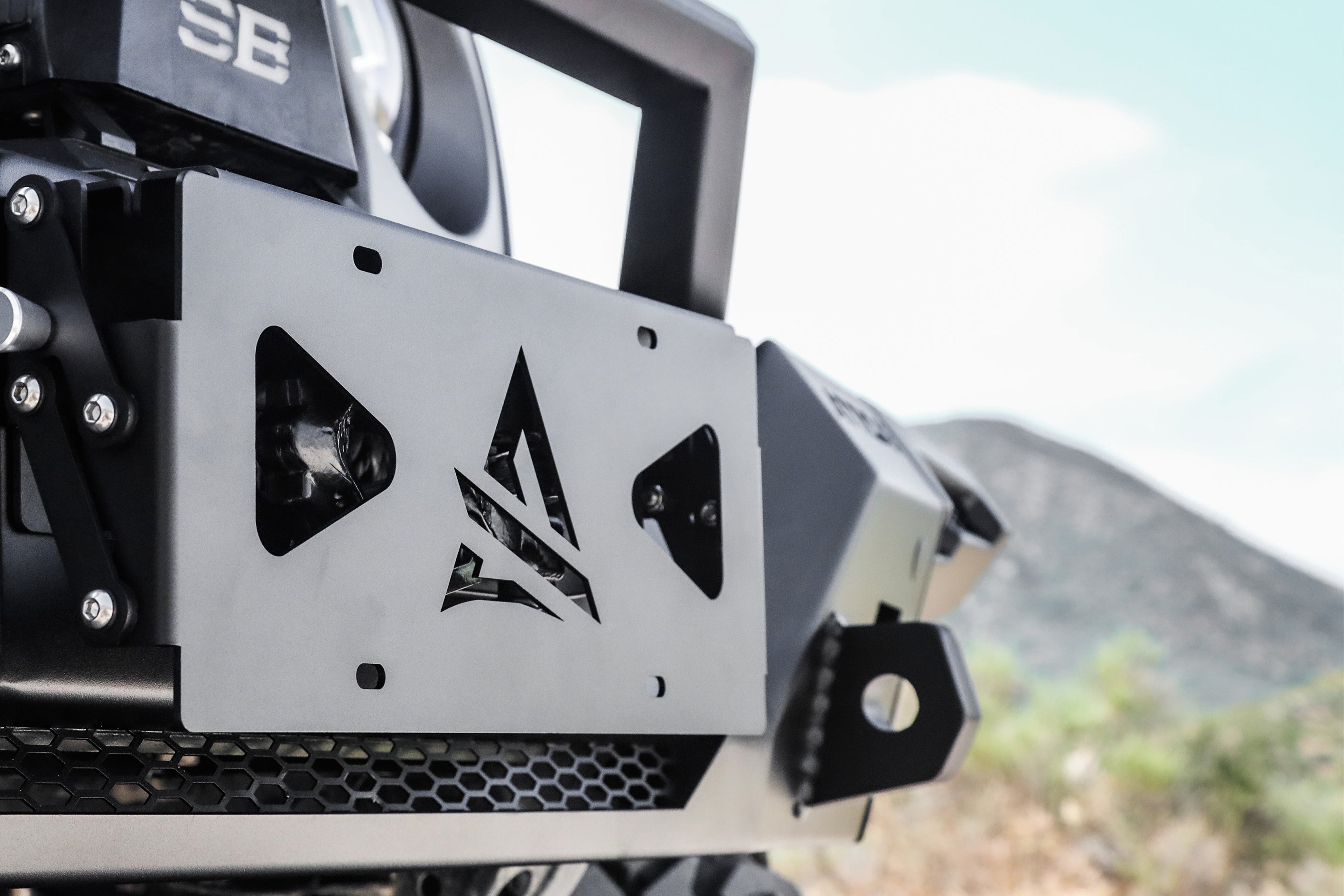 Attica 4x4 Universal Terra Series License Plate Mount Bracket