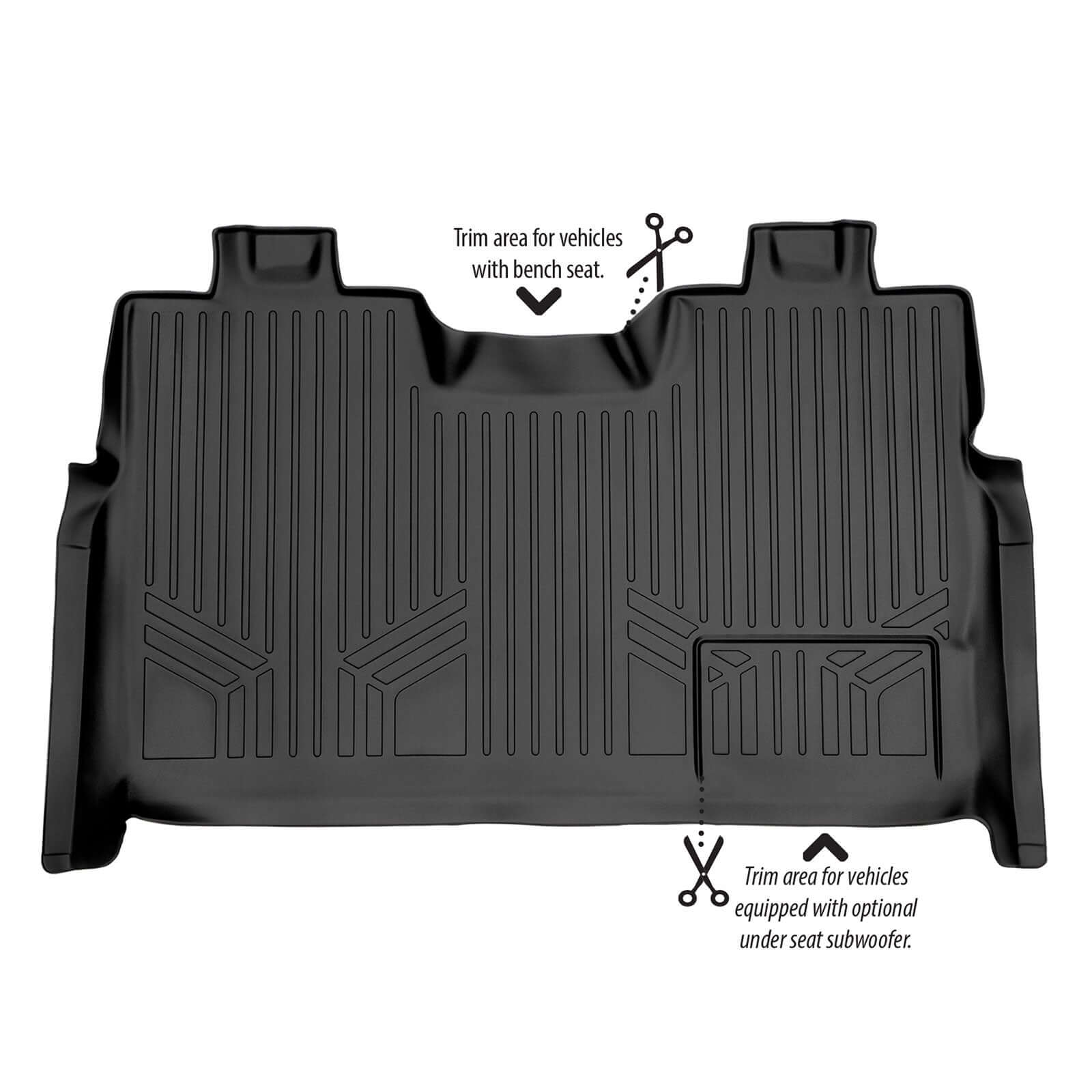 SMARTLINER Custom Fit Floor Liners For 2011-2014 Ford F-150 SuperCrew Cab