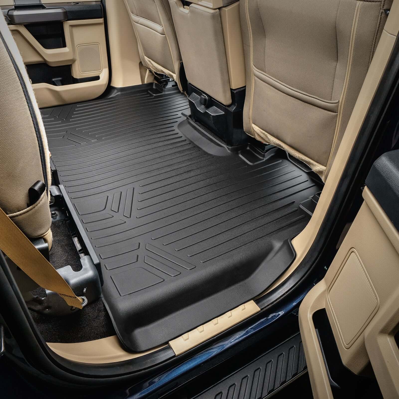 SMARTLINER Floor Liners for 2017-2026 Ford F-250|F-350 Super Crew Cab (1st Row Bench) with Over The Hump Coverage and no 2nd Row Under Seat Storage