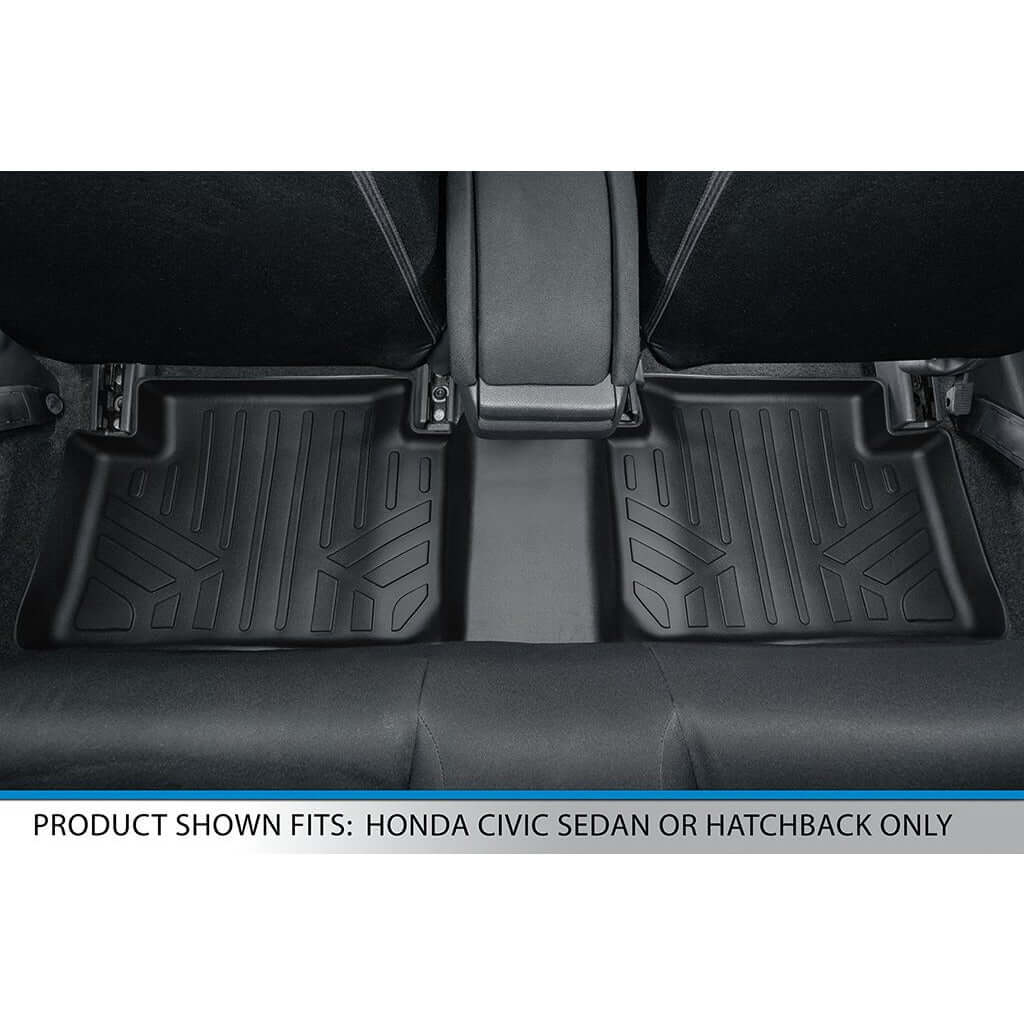 SMARTLINER Floor Liners for 2017-2021 Honda Civic Hatchback (No Sport or Sport Touring Models)