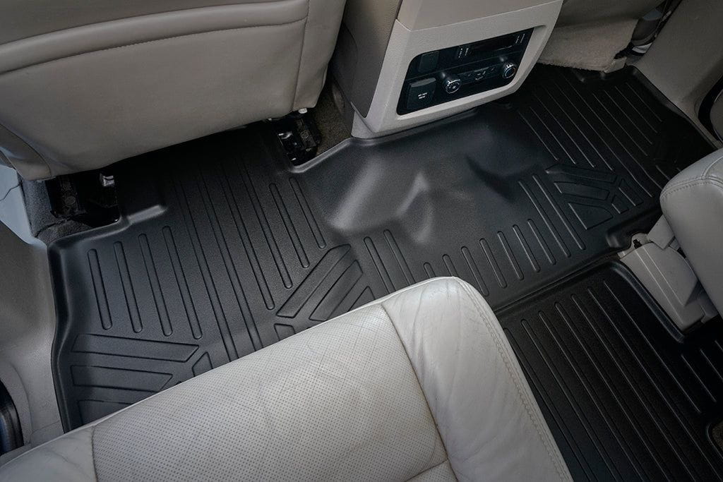 SMARTLINER Custom Fit Floor Liners For 2011 - 2017 Ford Expedition EL/ Lincoln Navigator with 2nd Row Bucket Seats (without Console)