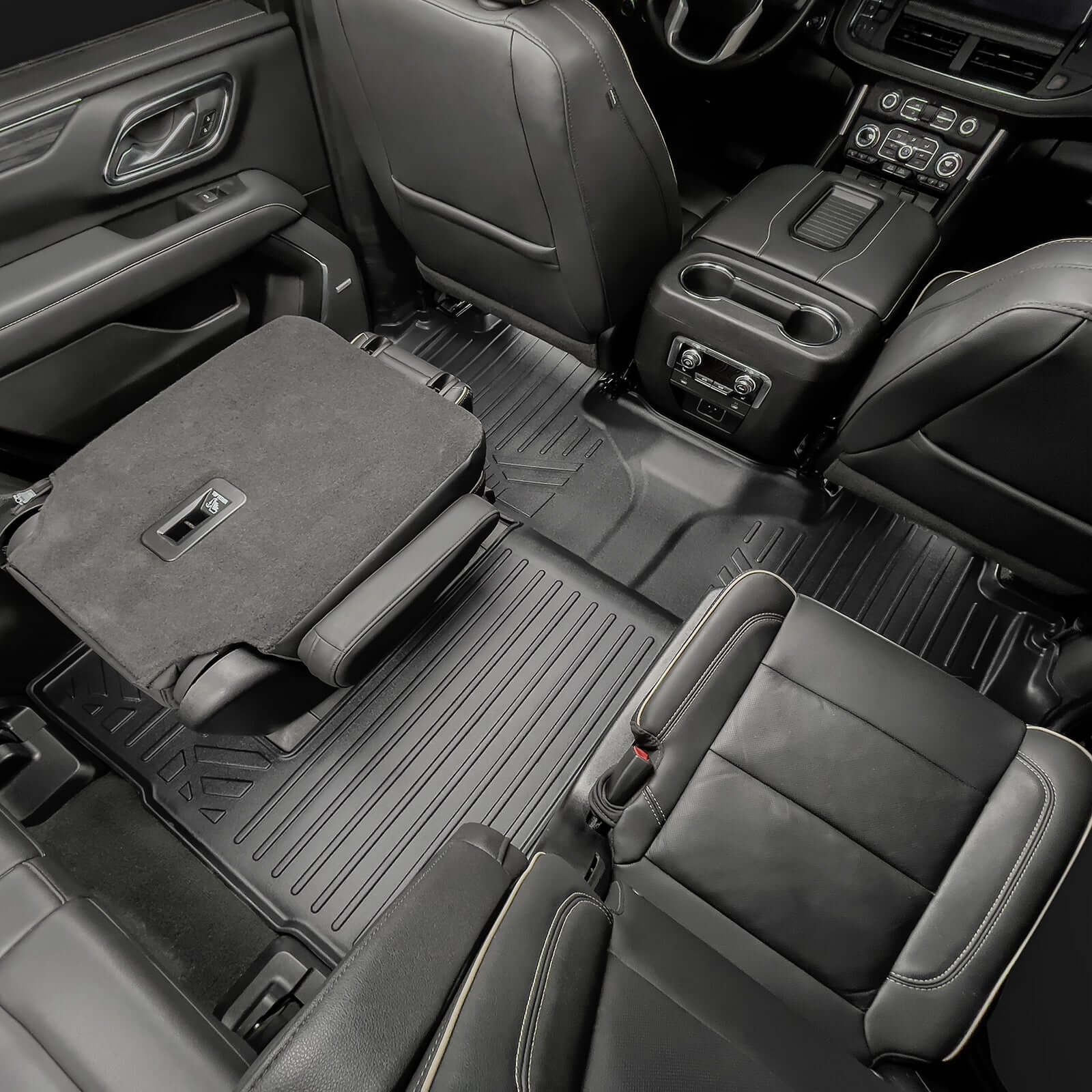 SMARTLINER Floor Liners for 2021-2026 Chevrolet Tahoe (2nd Row Bucket)