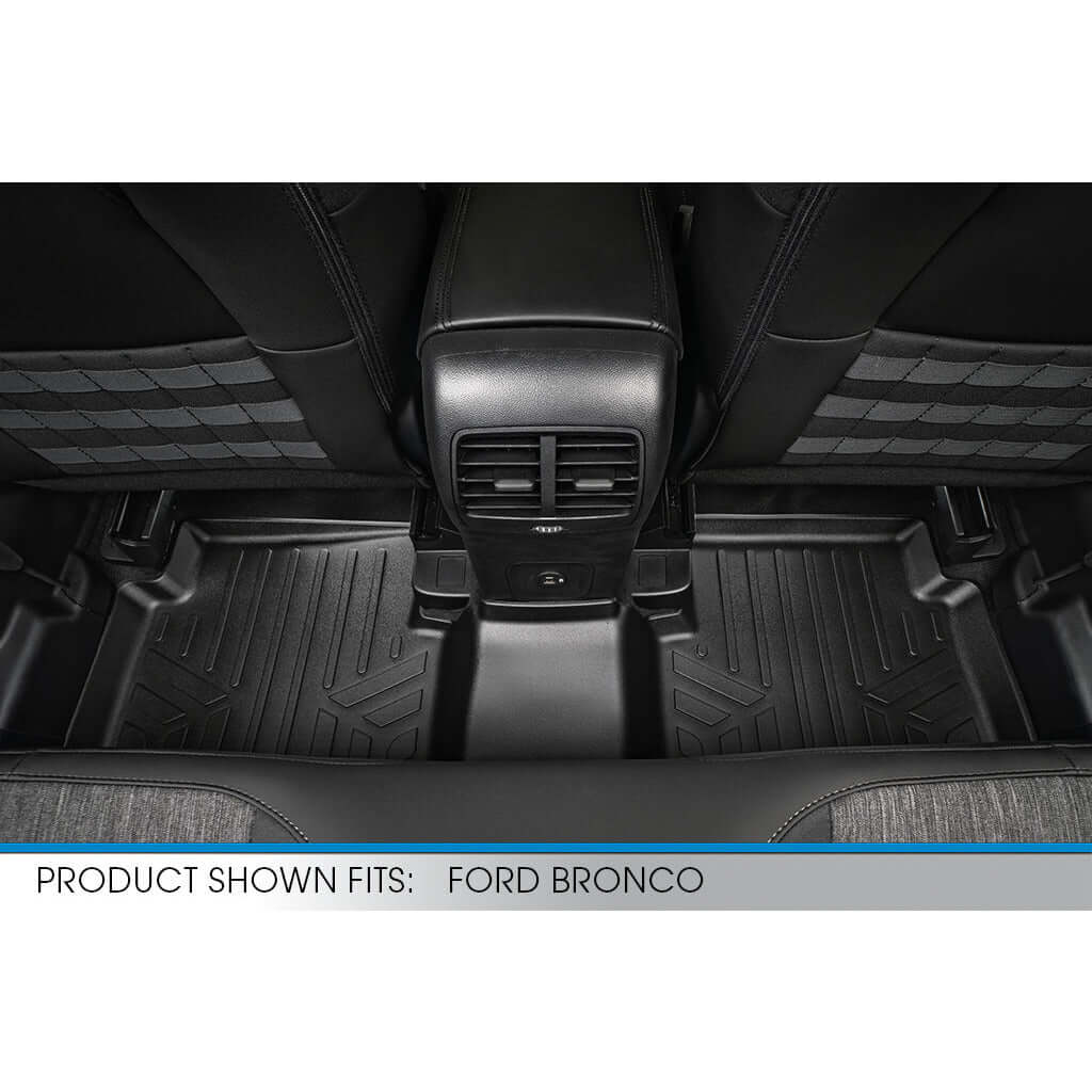 SMARTLINER Floor Liners for 2021-2026 Ford Bronco Sport W/O Rear Bump