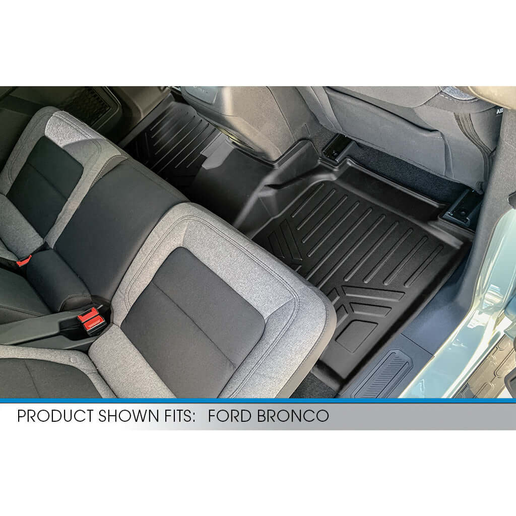 SMARTLINER Custom Fit Floor Liners For 2021-2025 Ford Bronco (4-Door)