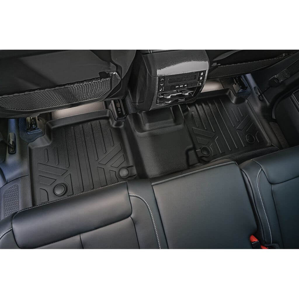 SMARTLINER Custom Fit Floor Liners For 2021-2025 Jeep Grand Cherokee L w/ 2nd Row Bench Seat