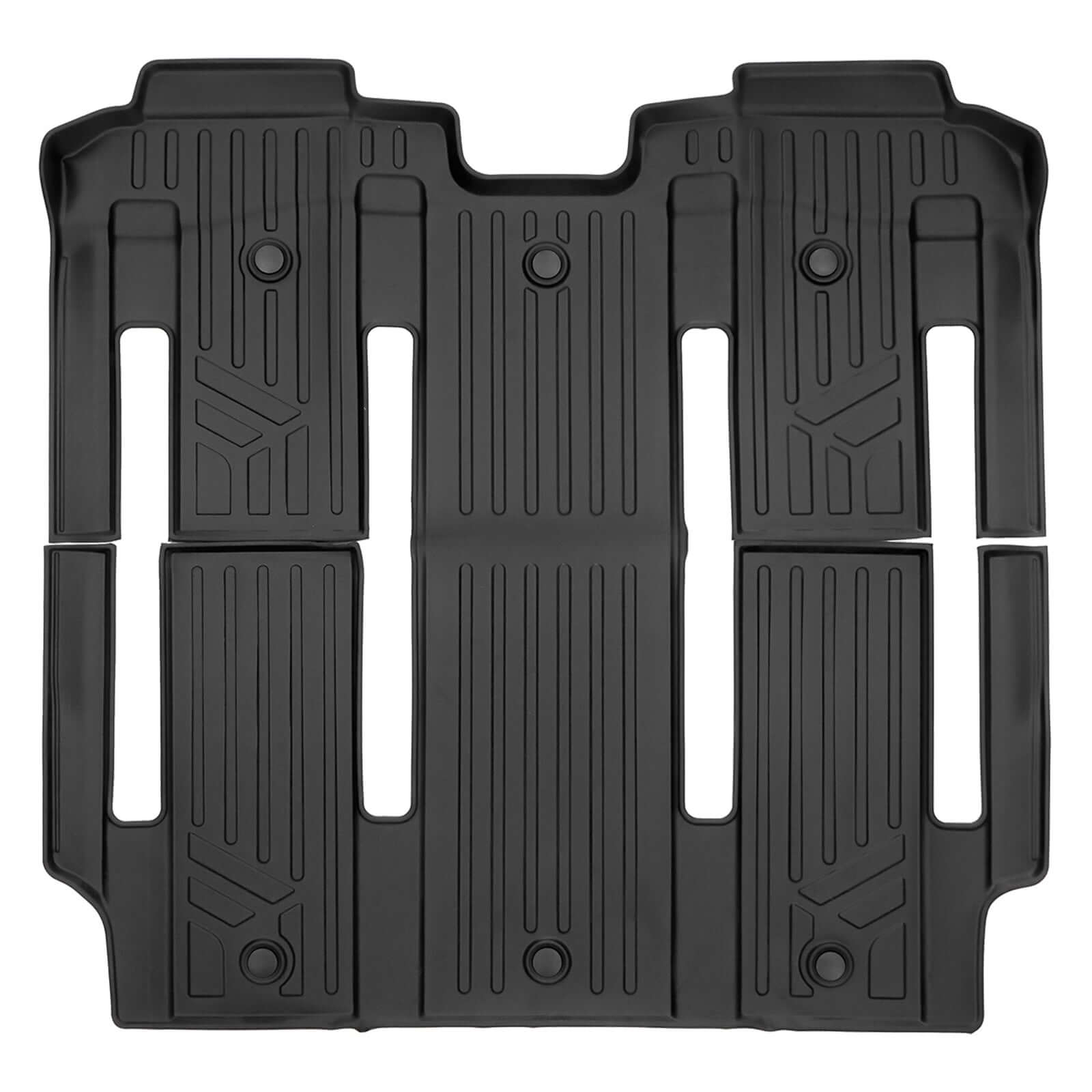 SMARTLINER Custom Fit Floor Liners For 2021-2025 Toyota Sienna with 2nd Row Bucket Seats no Spare Tire