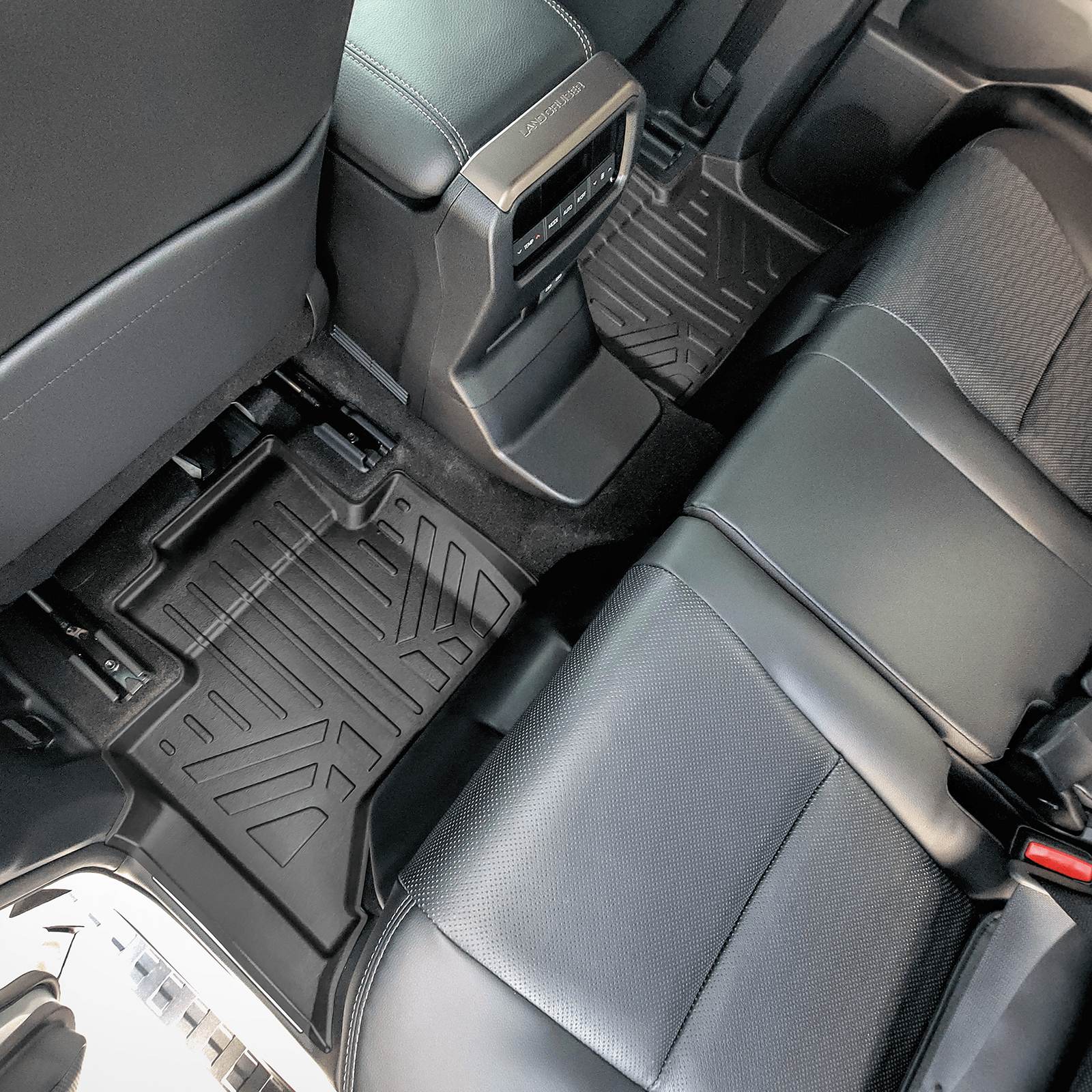 SMARTLINER Custom Fit All Weather Protection Floor Mat Liner Set Compatible With 2024-2026 Toyota Land Cruiser