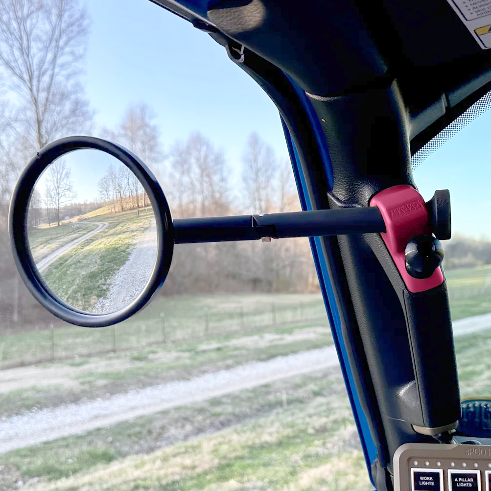 A-PILLAR SIDE MIRRORS FOR 2018 - 2023 JEEP WRANGLER JL & GLADIATOR - CMM OFFROAD
