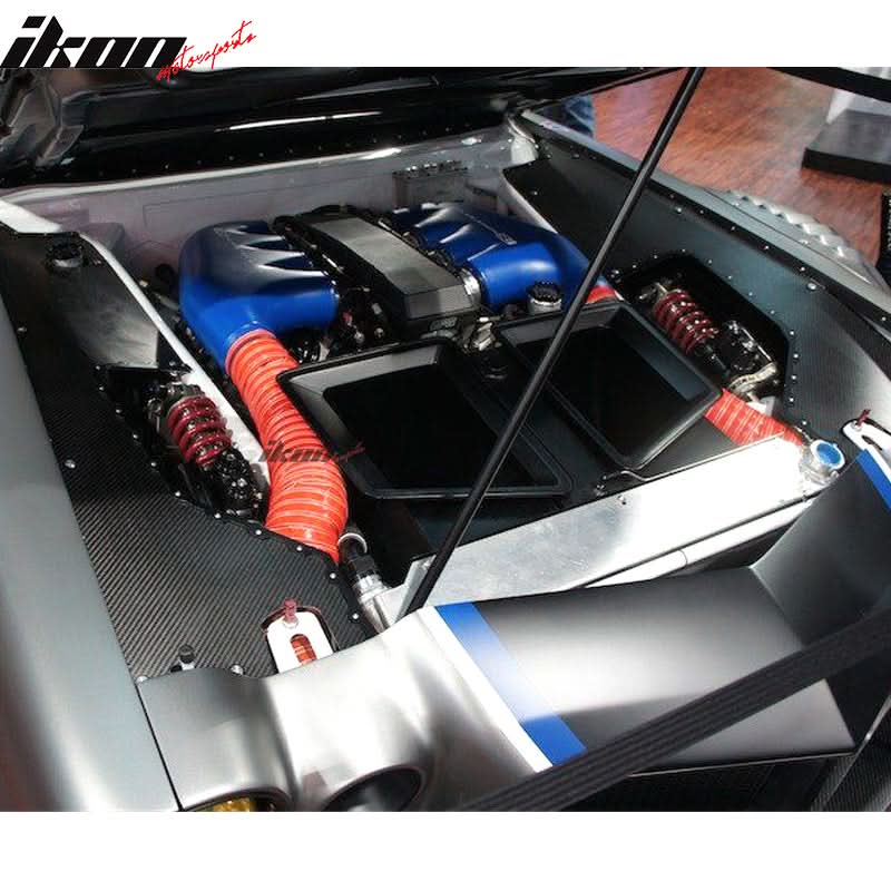 Universal Brake Cooling Dual Layerinsulation Hose W/ Flange 3.5in 2 Pc