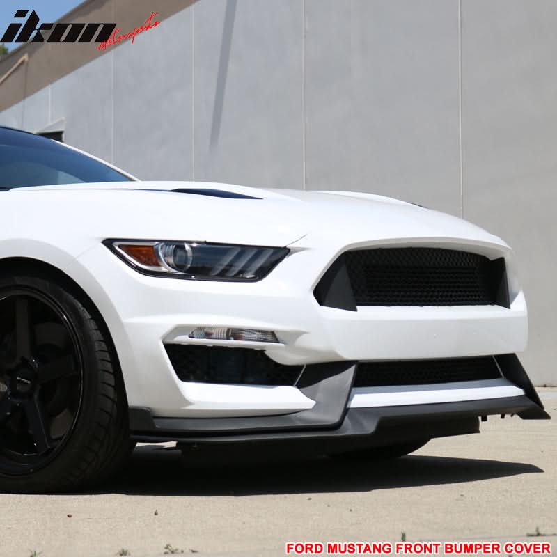2015-2016Â Ford Mustang GT350 Black Front Rear Bumper Conversion PP