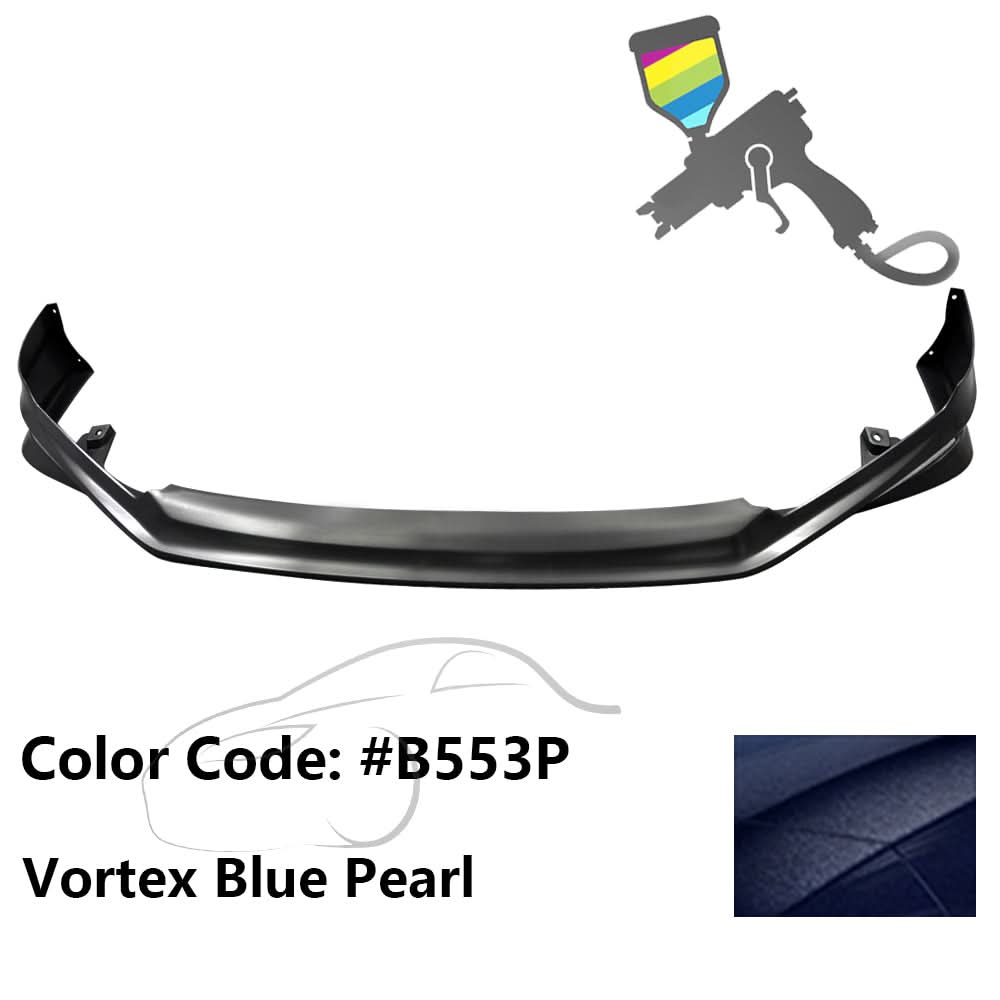 2013-2015 Honda Accord Sedan MD Style Front Bumper Lip PP 4DR