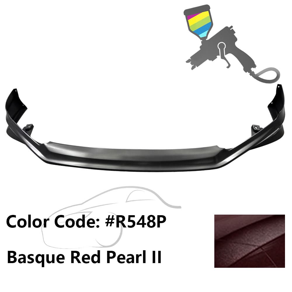 2013-2015 Honda Accord Sedan MD Style Front Bumper Lip PP 4DR