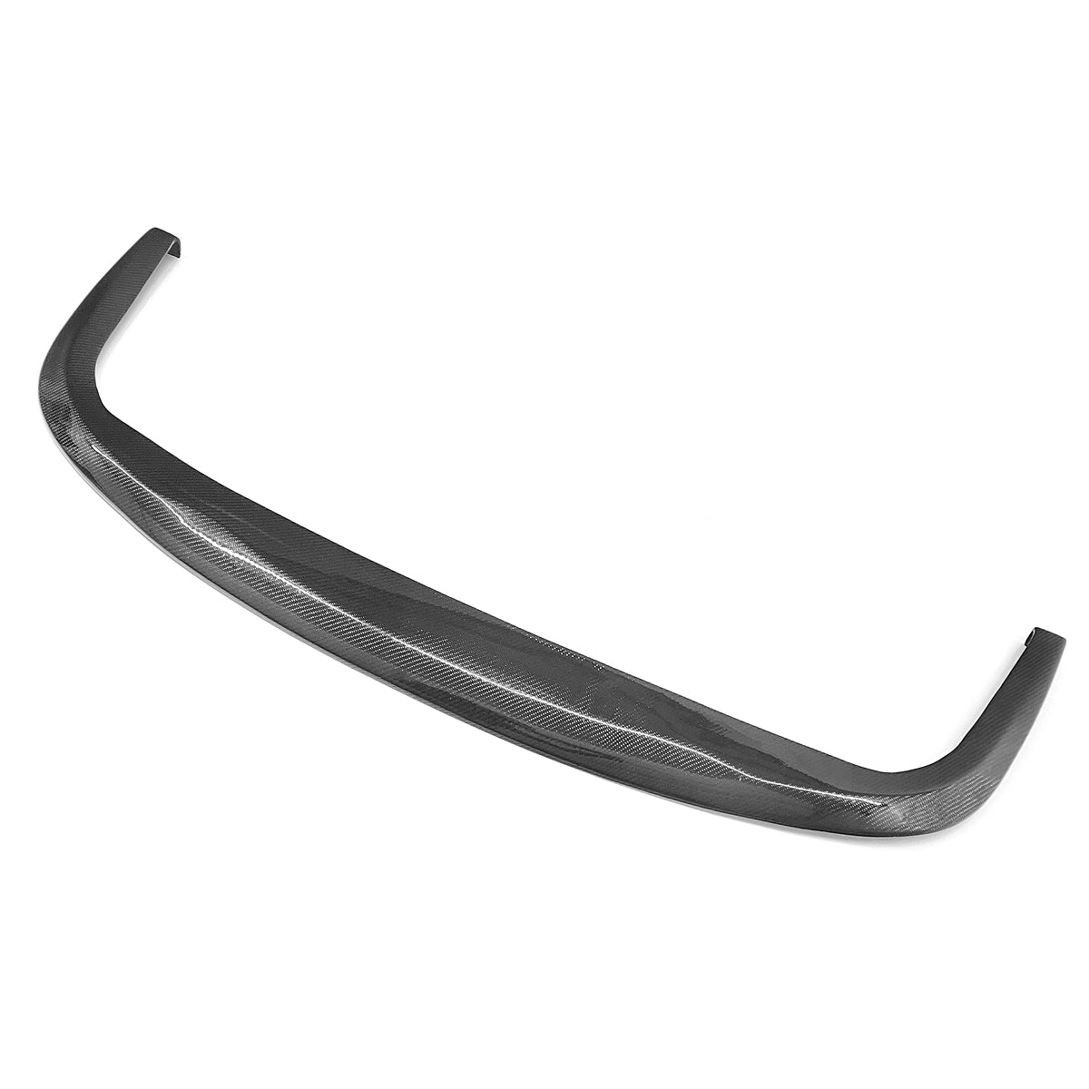 Fits Universal 1PC CS STI Style Carbon Fiber Black Front Bumper Lip