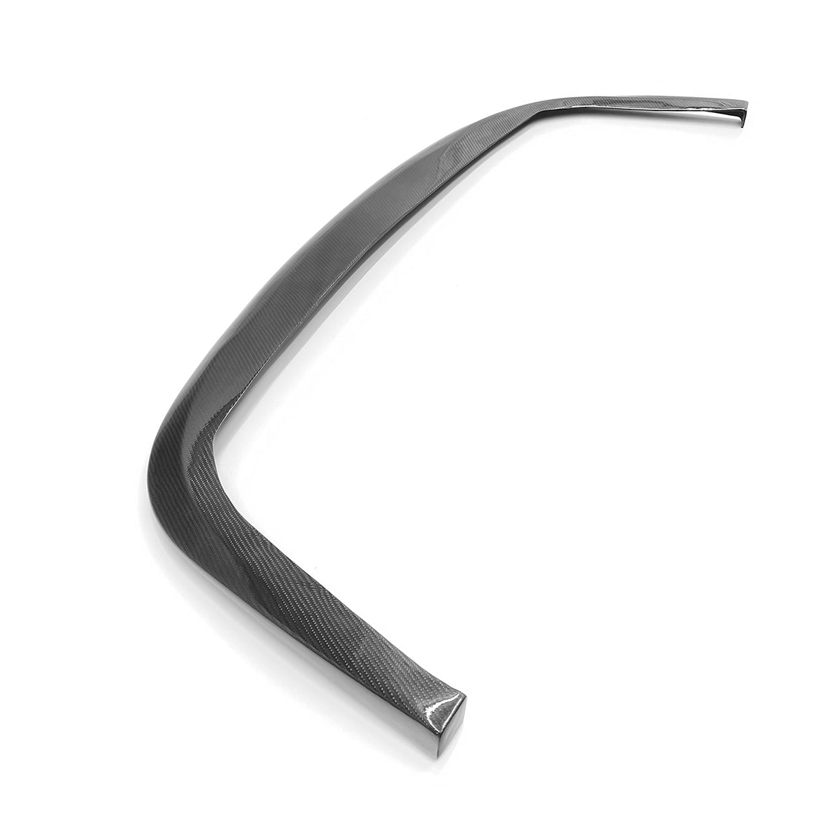 Fits Universal 1PC CS STI Style Carbon Fiber Black Front Bumper Lip