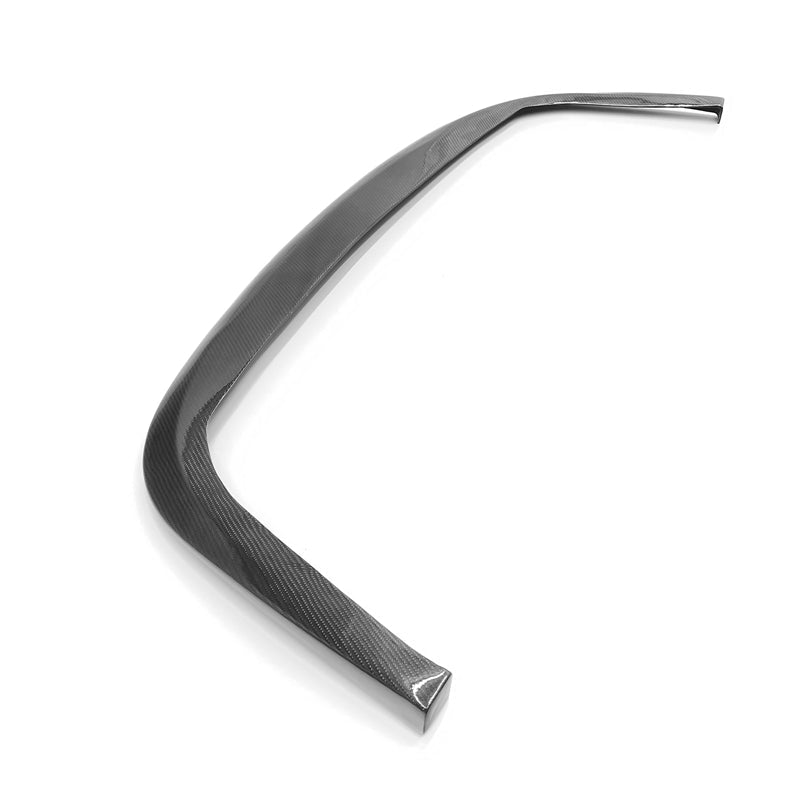 Fits Universal 1PC CS STI Style Carbon Fiber Black Front Bumper Lip