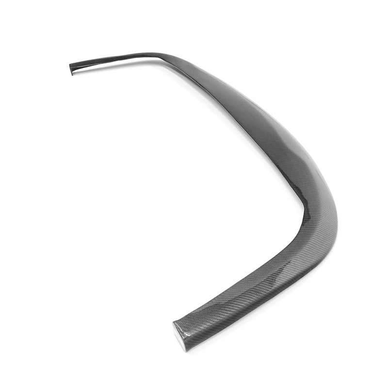 Fits Universal 1PC CS STI Style Carbon Fiber Black Front Bumper Lip