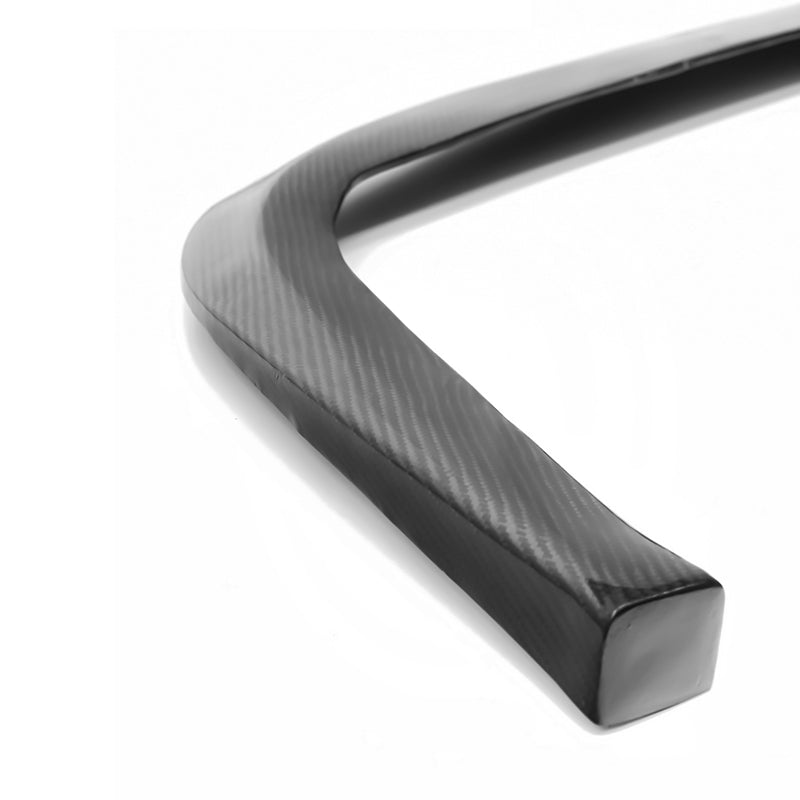 Fits Universal 1PC CS STI Style Carbon Fiber Black Front Bumper Lip