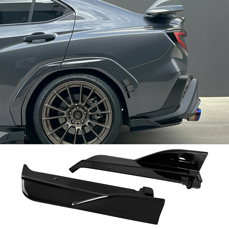 2022-2025 Subaru WRX D Style Rear Bumper Lip Aprons ABS