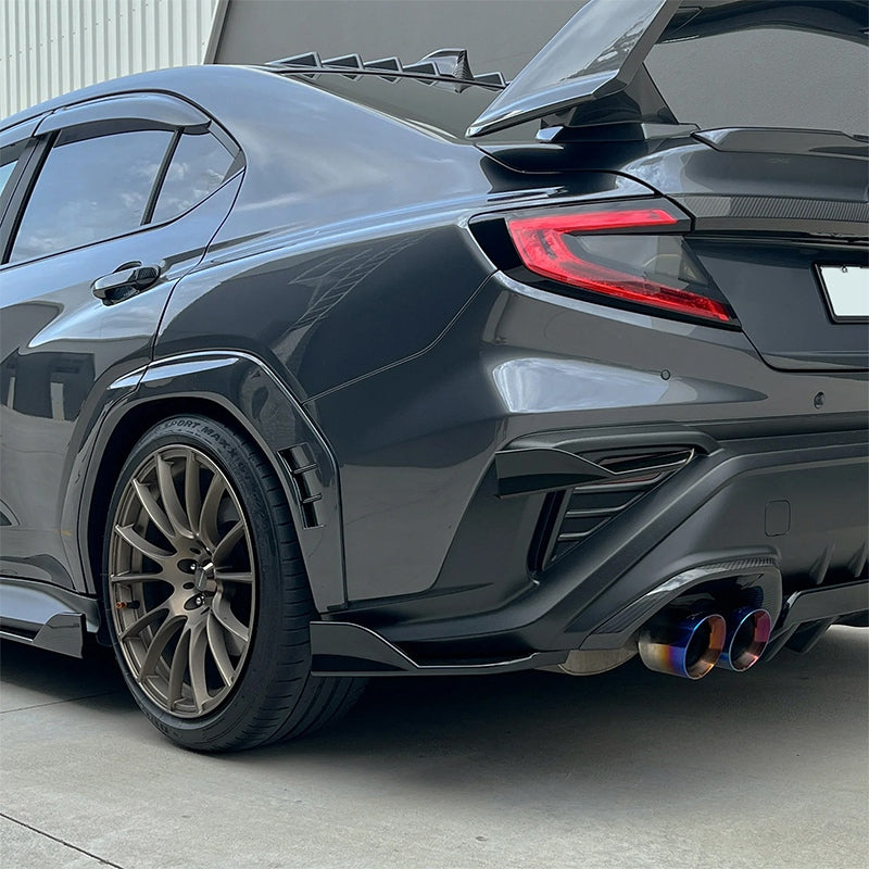 2022-2025 Subaru WRX D Style Rear Bumper Lip Aprons ABS