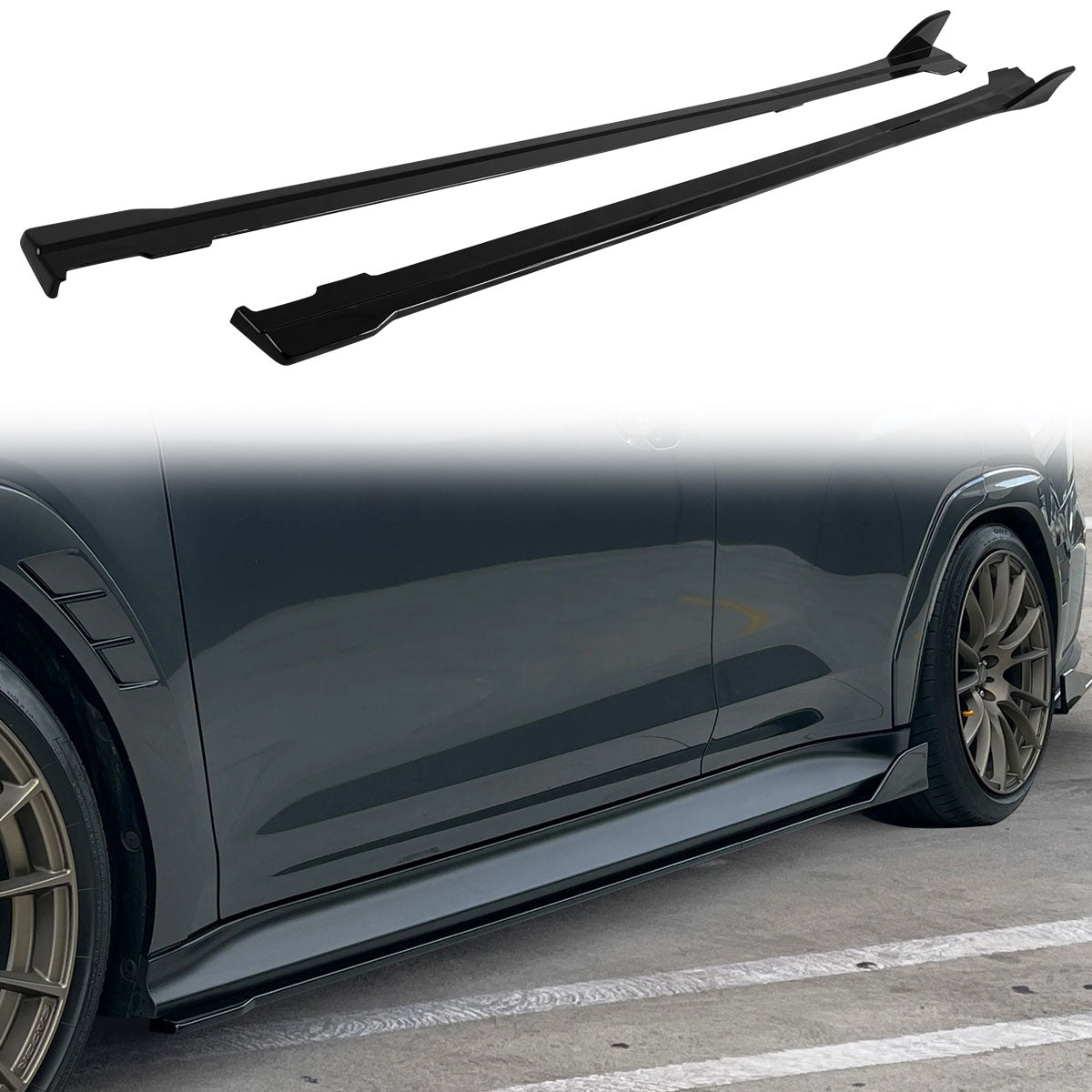 2022-2025 Subaru WRX D Style Side Skirts Extensions 4PCS